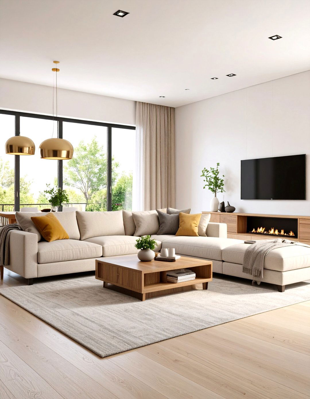 Transitional Style Family Room - 30 family room ideas with tv