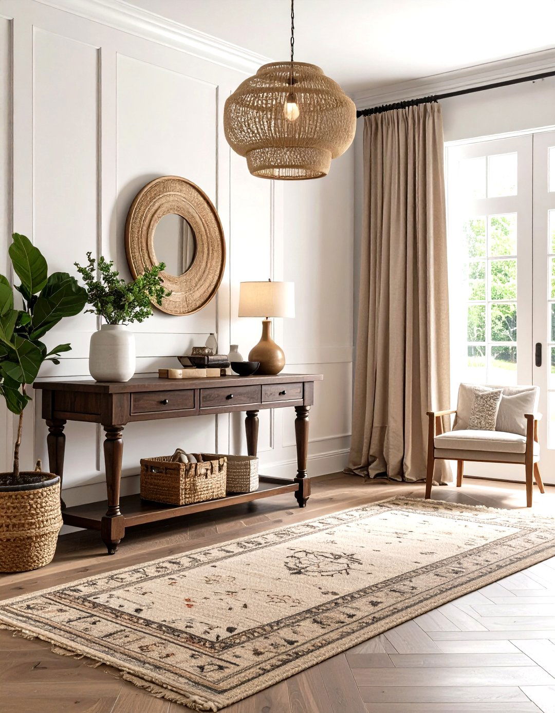 Transitional Style Foyer - 30 entrance foyer design ideas