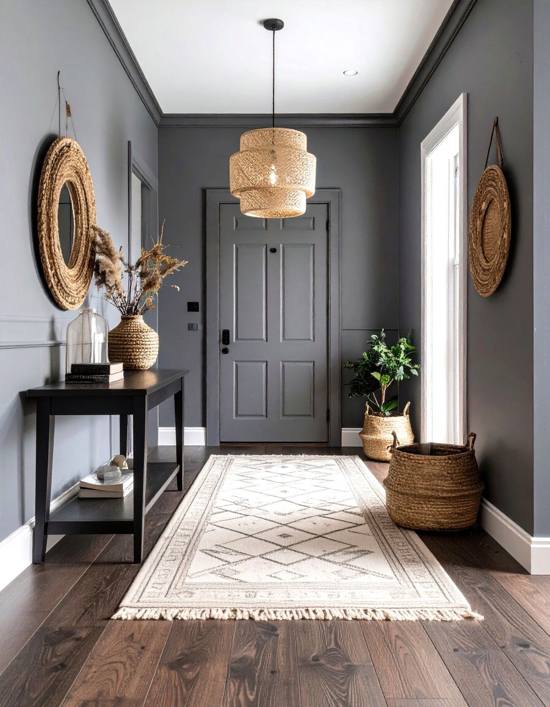 Transitional Style Hallway - 30 hallway decorating ideas