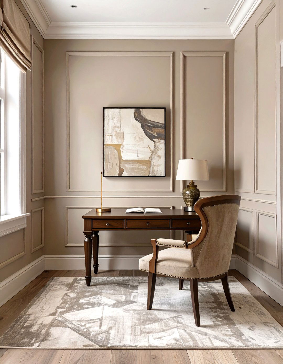 Transitional Style Home Office - 30 home office decorating ideas