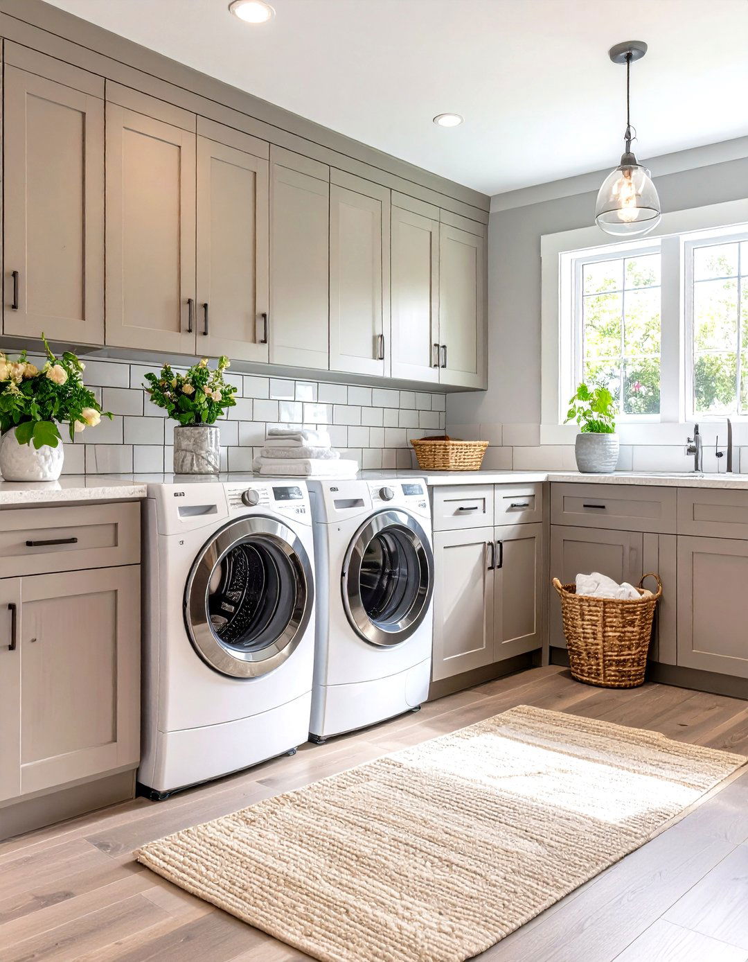 Transitional Style Laundry Room - 30 laundry decor ideas