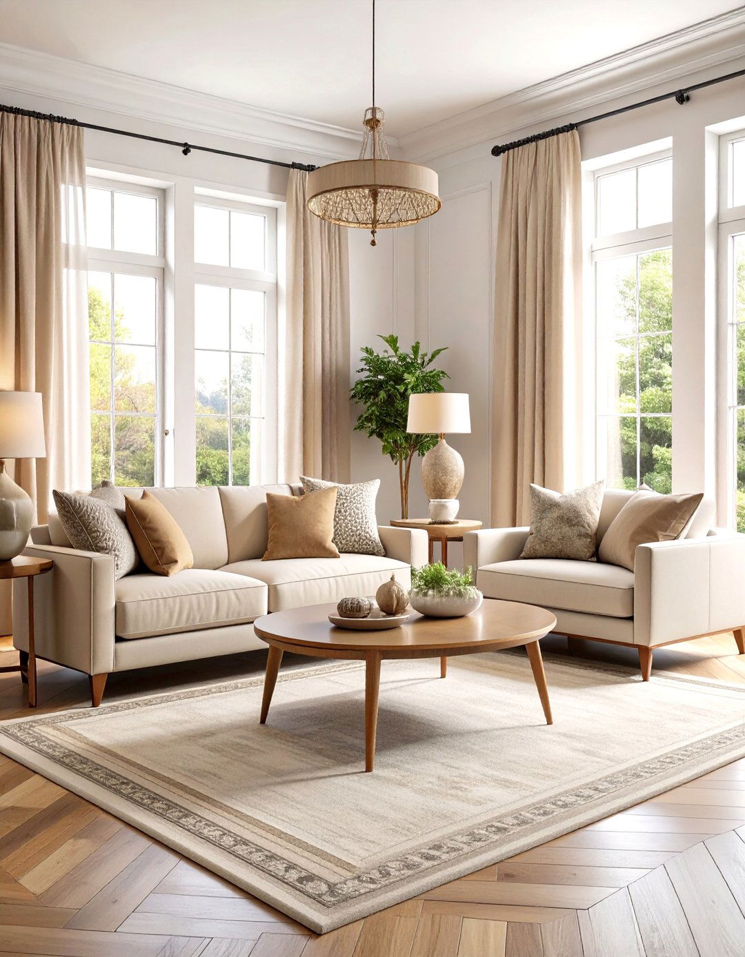 Transitional Style Living Room - 30 elegant living room ideas