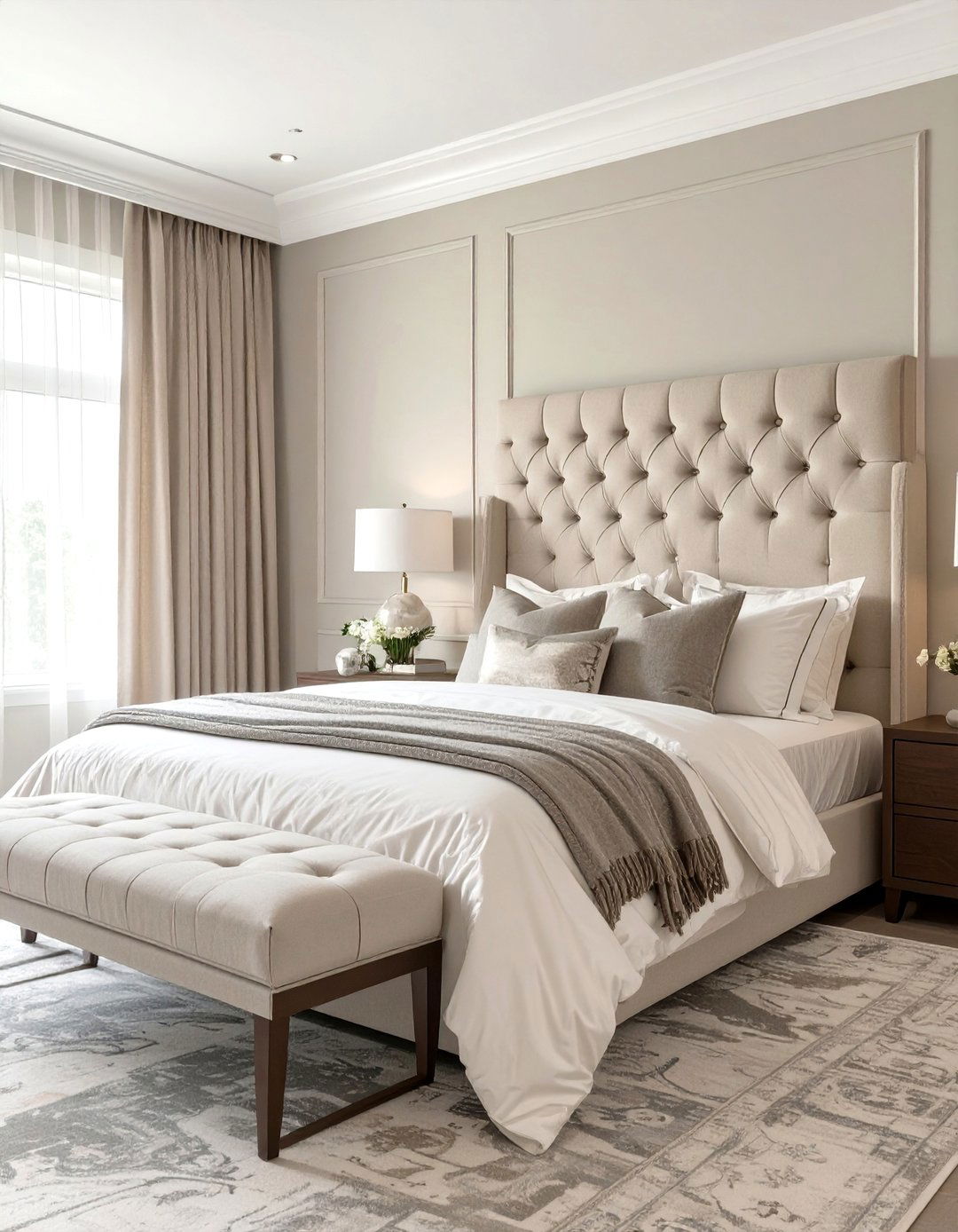 Transitional Style Master Bedroom - 30 interior design training ideas