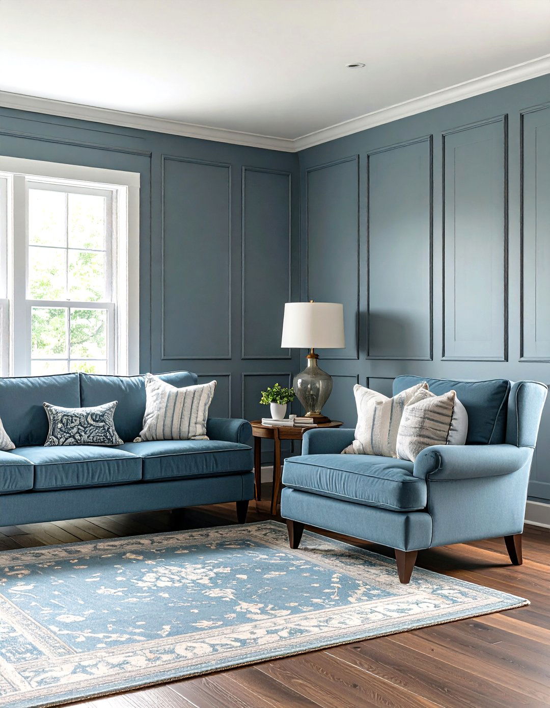 Transitional Style Tall Wainscoting - 30 living room wainscoting ideas