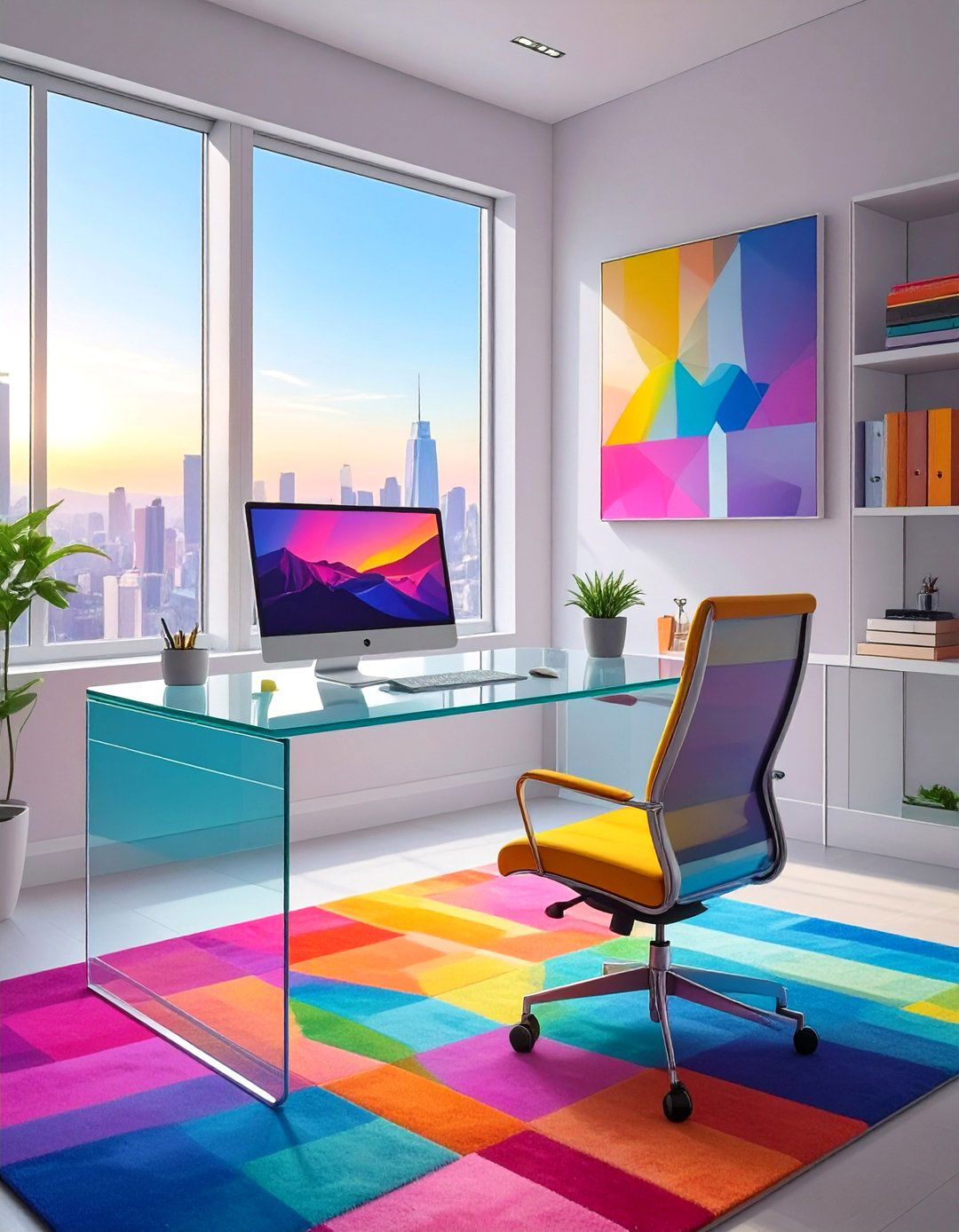 Transparent Furniture Small Office - 30 small office ideas for work
