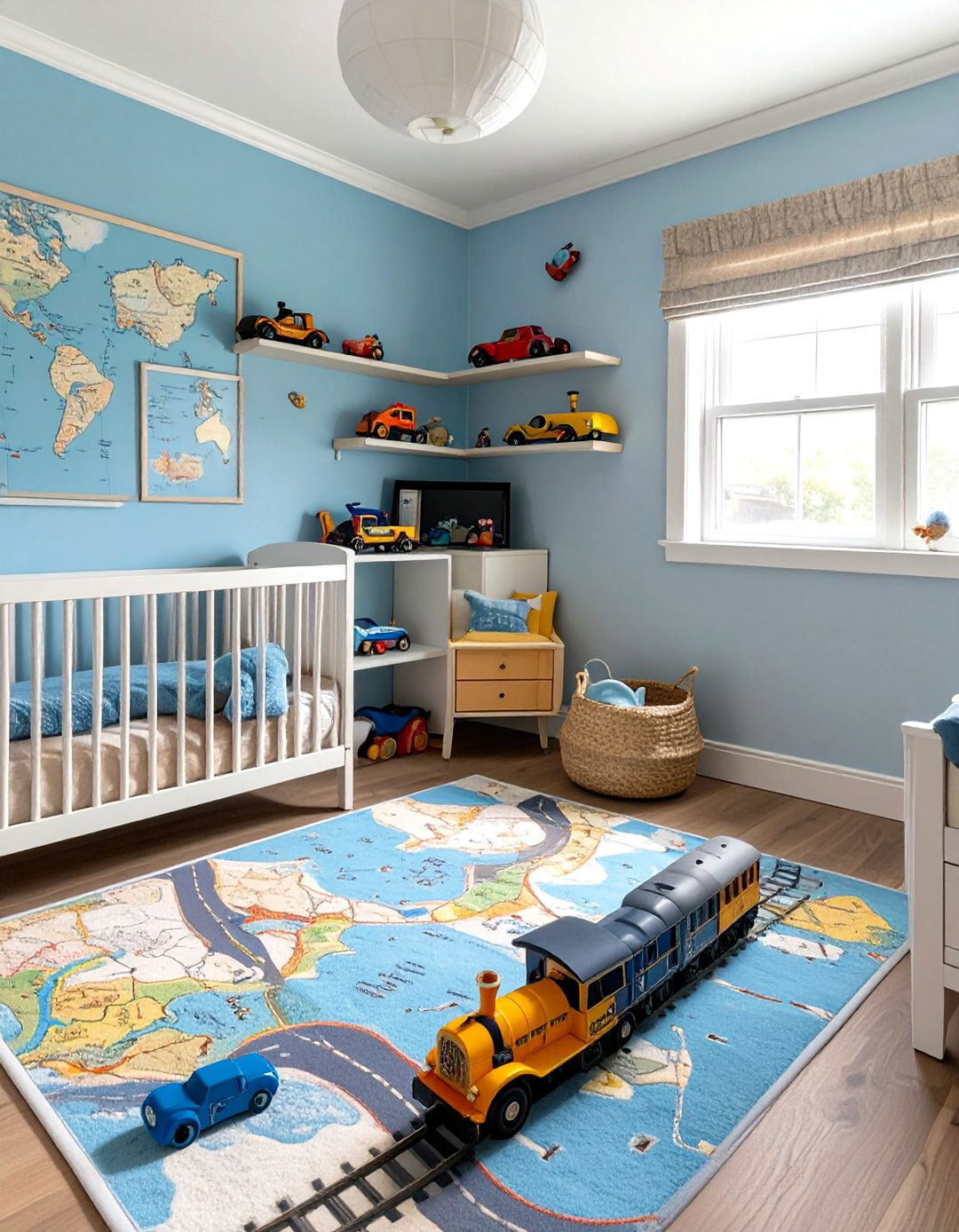 Transportation Hub Nursery - 30 boys nursery ideas