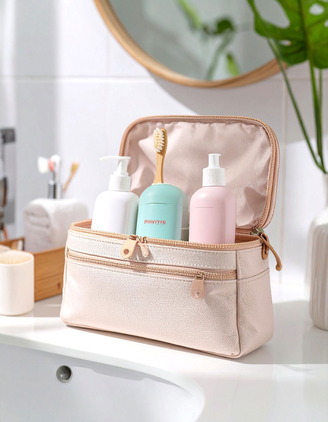 Travel Sized Toiletry Bag - 30 baby shower game prize ideas