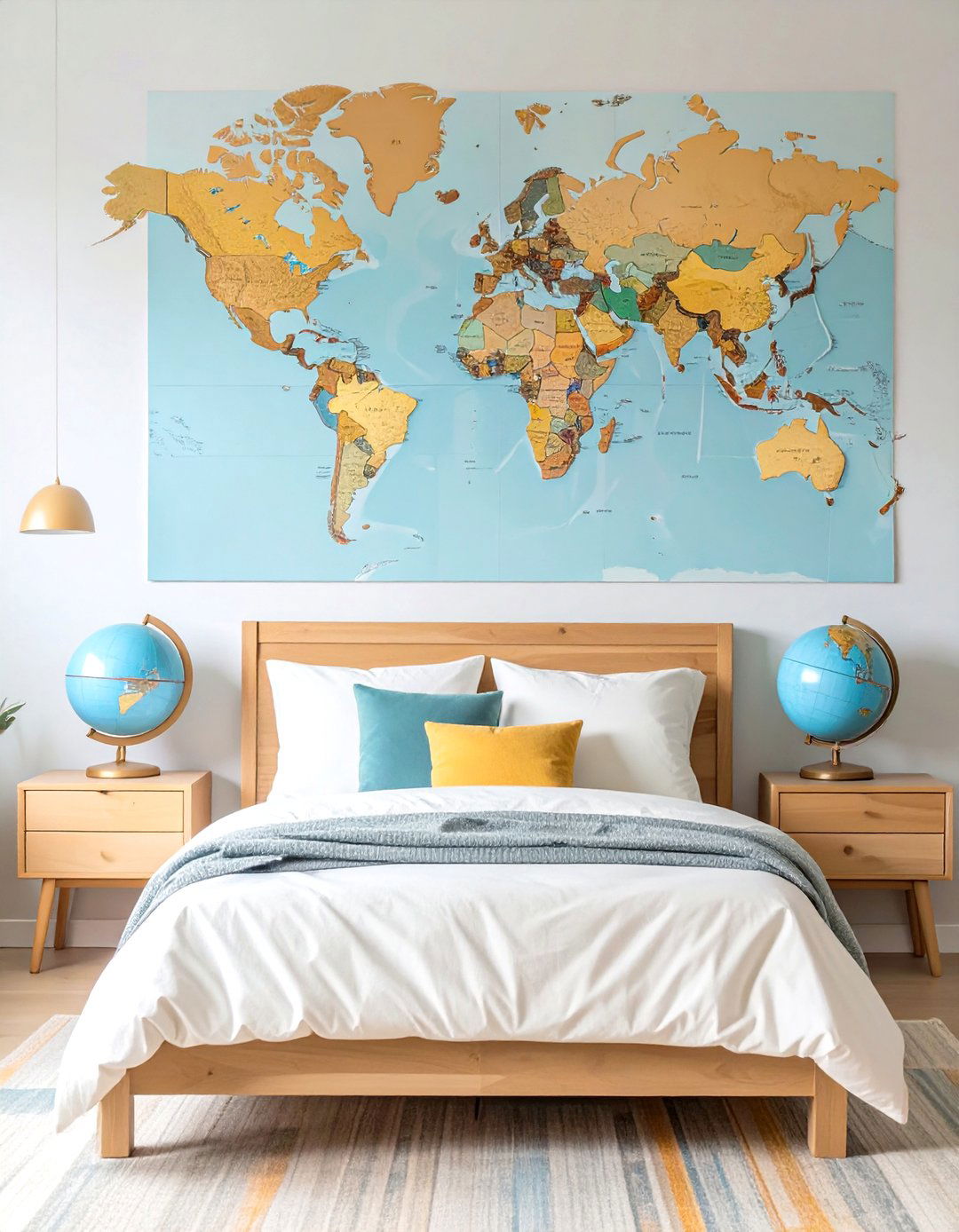 Travel and Adventure Teen Boy Bedroom - 30 teen boy bedroom ideas