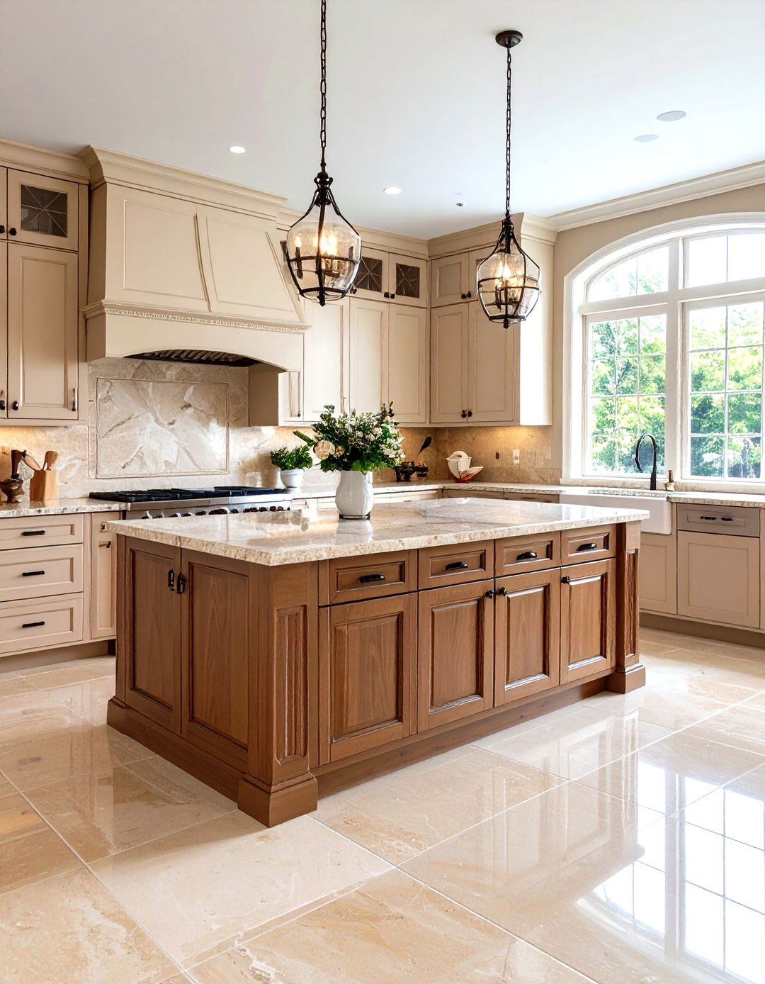 Travertine Tile Kitchen Floor - 30 kitchen floor ideas