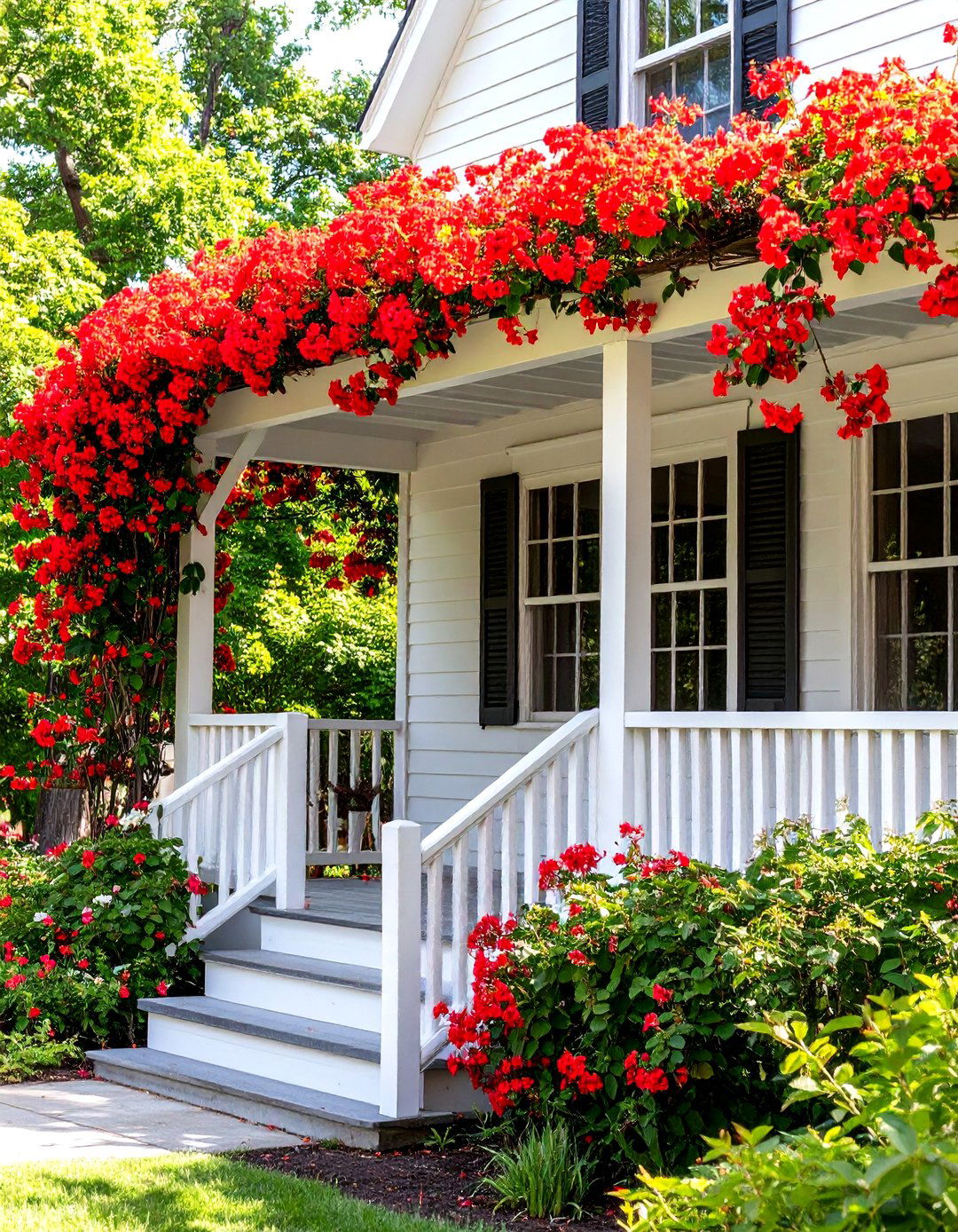 Trellis Panel Porch Cover - 30 porch cover ideas