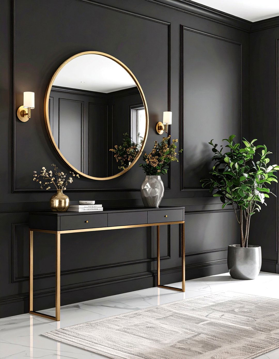 Tricorn Black A Bold and Dramatic Entryway - 30 2025 paint color trends sherwin williams