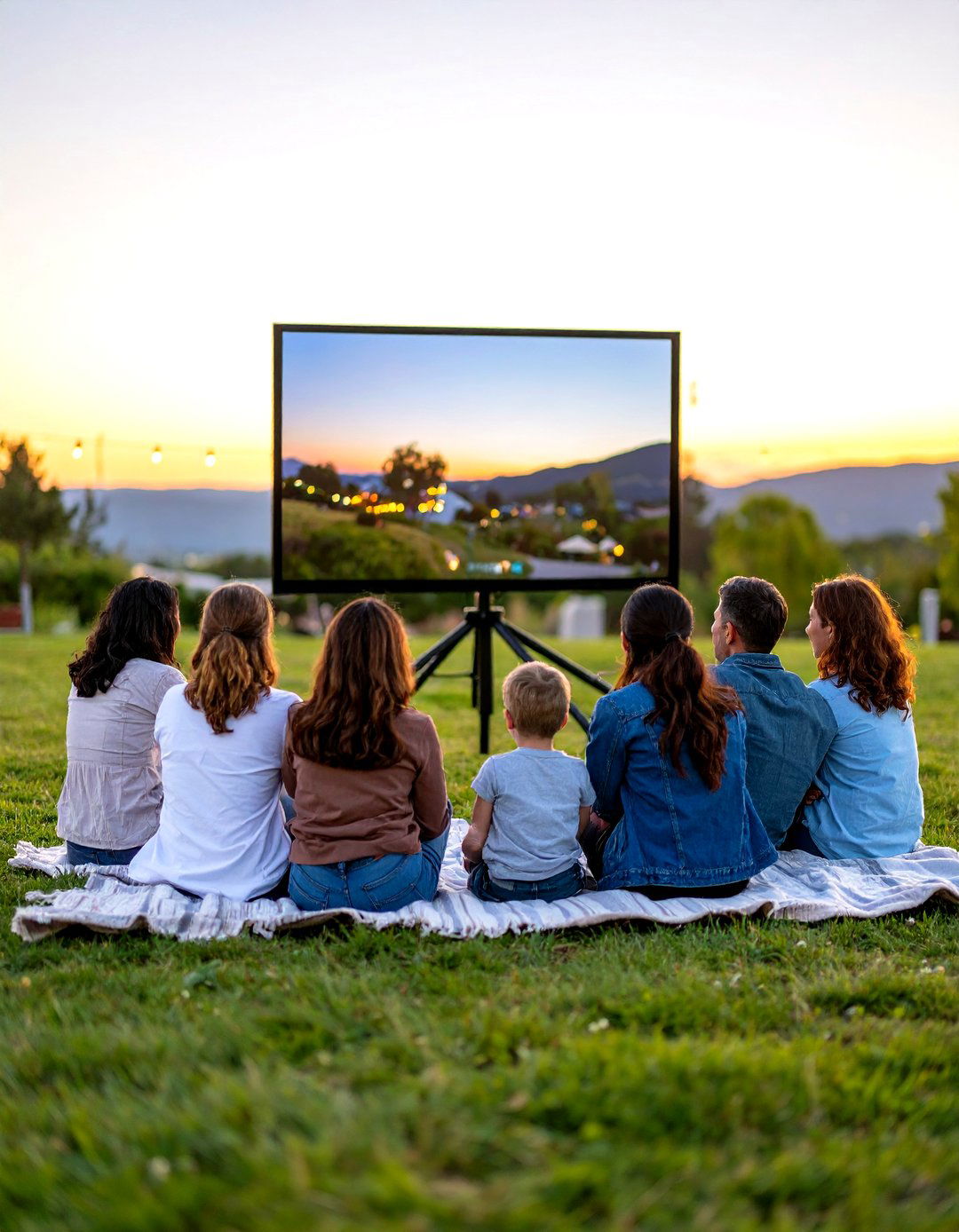 Tripod Stand Outdoor TV Mount - 30 outdoor tv mount ideas