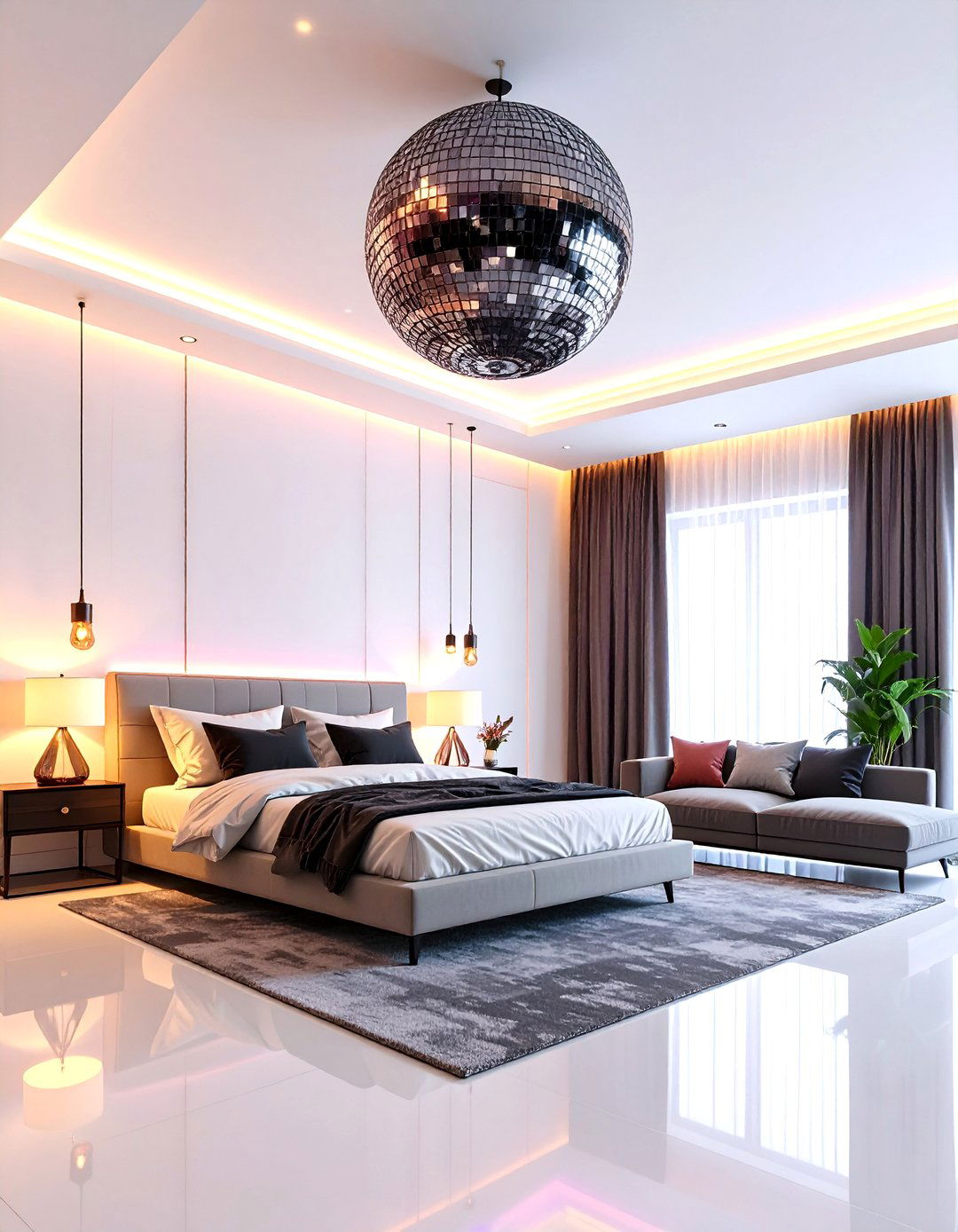 Trippy Abstract Room - 30 aesthetic room decor ideas