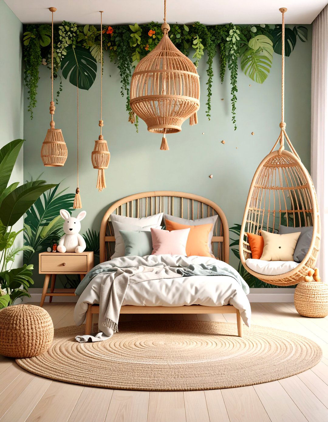 Tropical Jungle Adventure Bedroom - 30 little girls room ideas