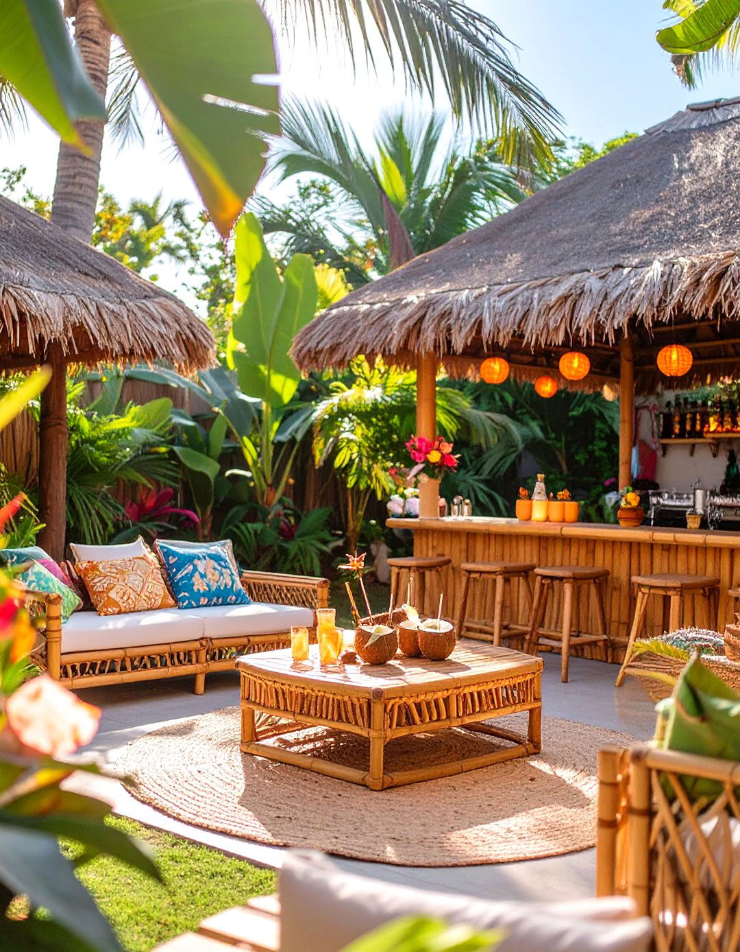 Tropical Luau Escape - 30 backyard sweet 16 party ideas at home