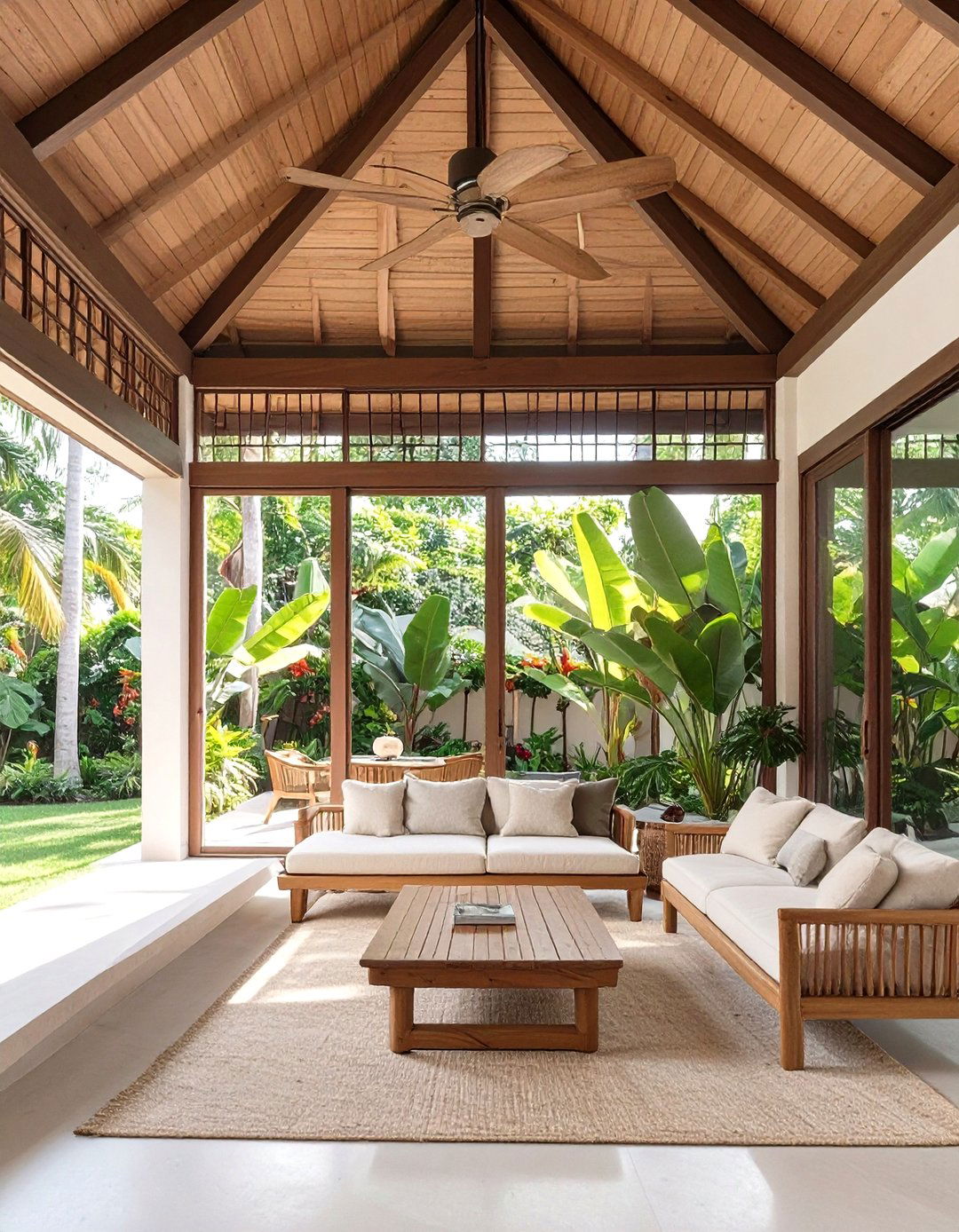 Tropical Open Air Pavilion House - 30 free house design ideas
