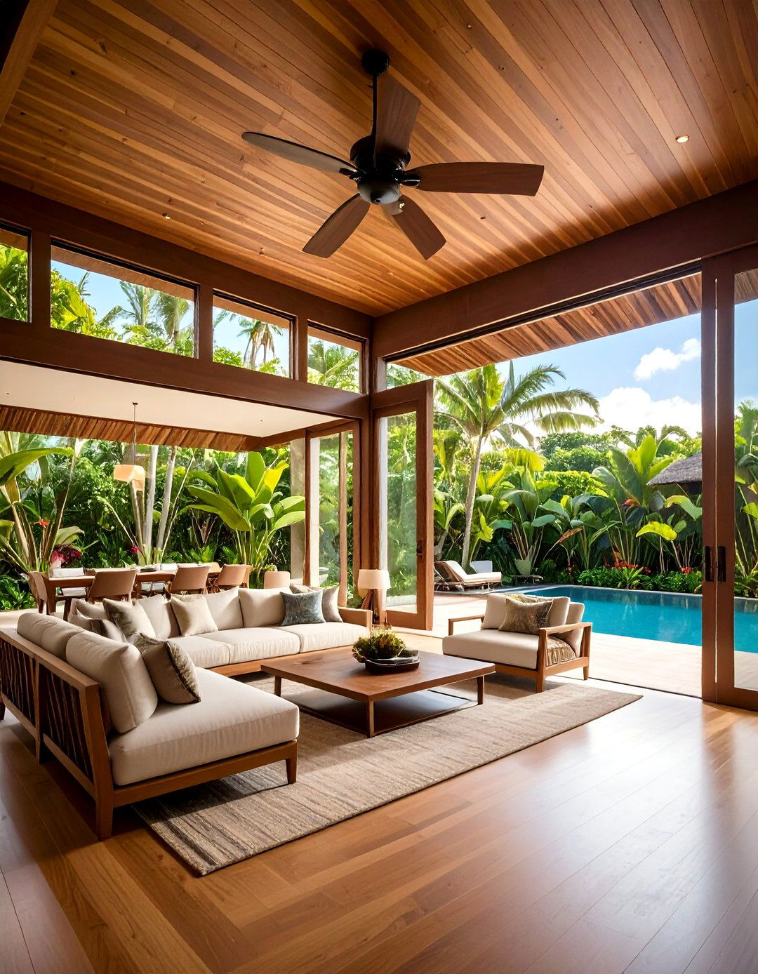 Tropical Open Concept House Design - 30 2 storey house design ideas