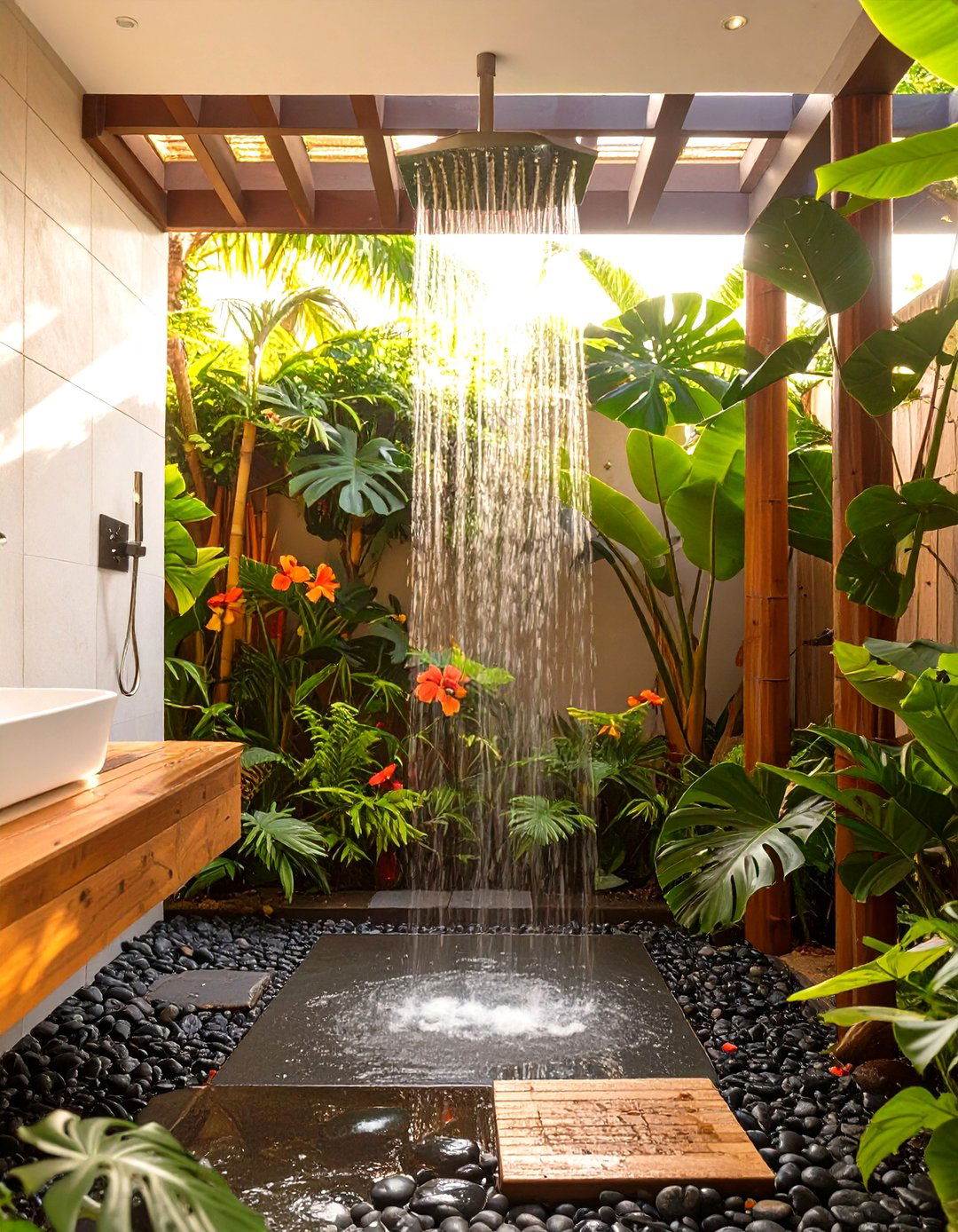 30 Lux Outdoor Bathroom Ideas for a Spa-Like Backyard - We Love Home Blog