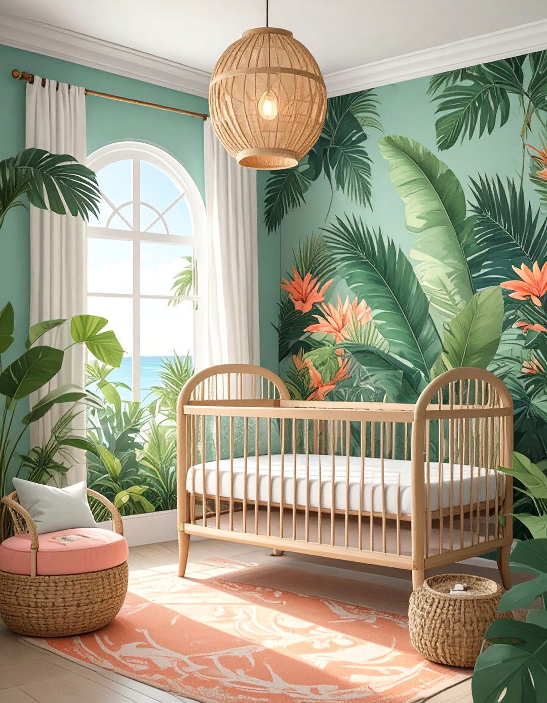 Tropical Paradise Baby Room - 30 baby room decor ideas