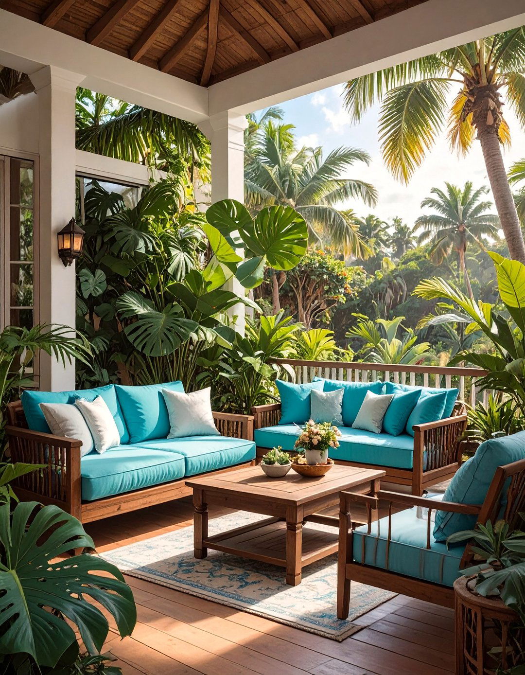Tropical Paradise Back Porch - 30 back porch decorating ideas