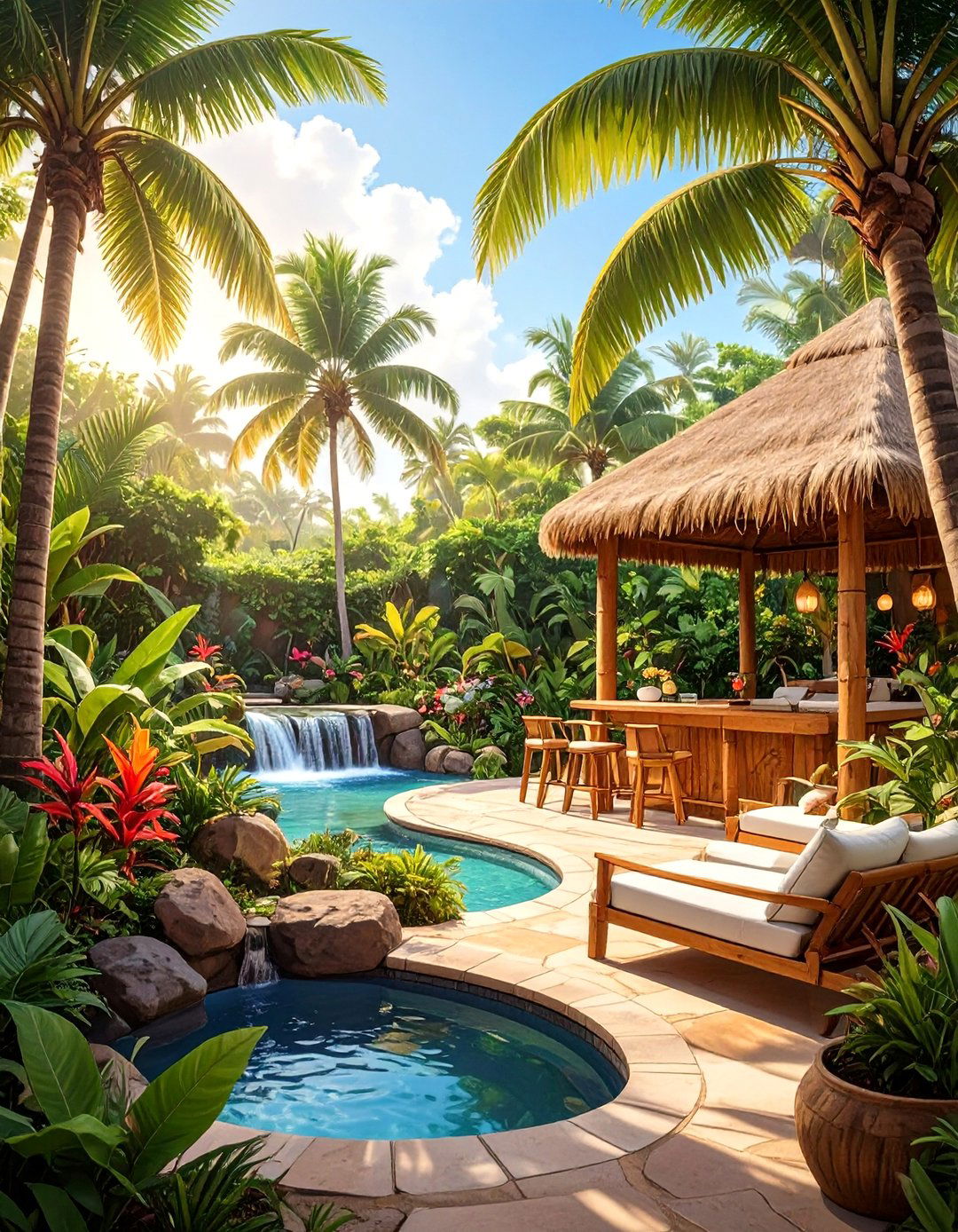 Tropical Paradise Backyard - 30 best free home design software ideas