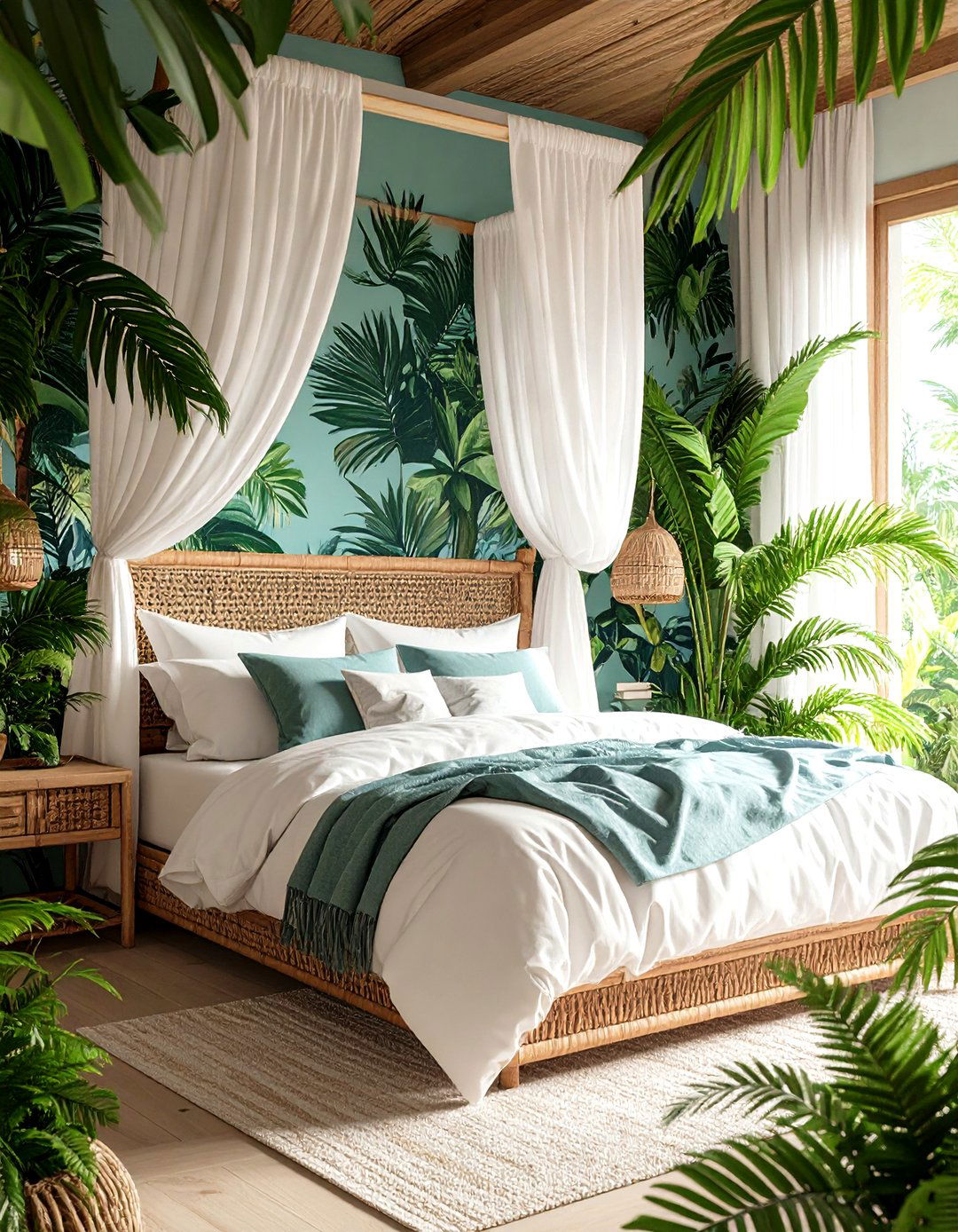 Tropical Paradise Bedroom - 30 interior design bedroom ideas