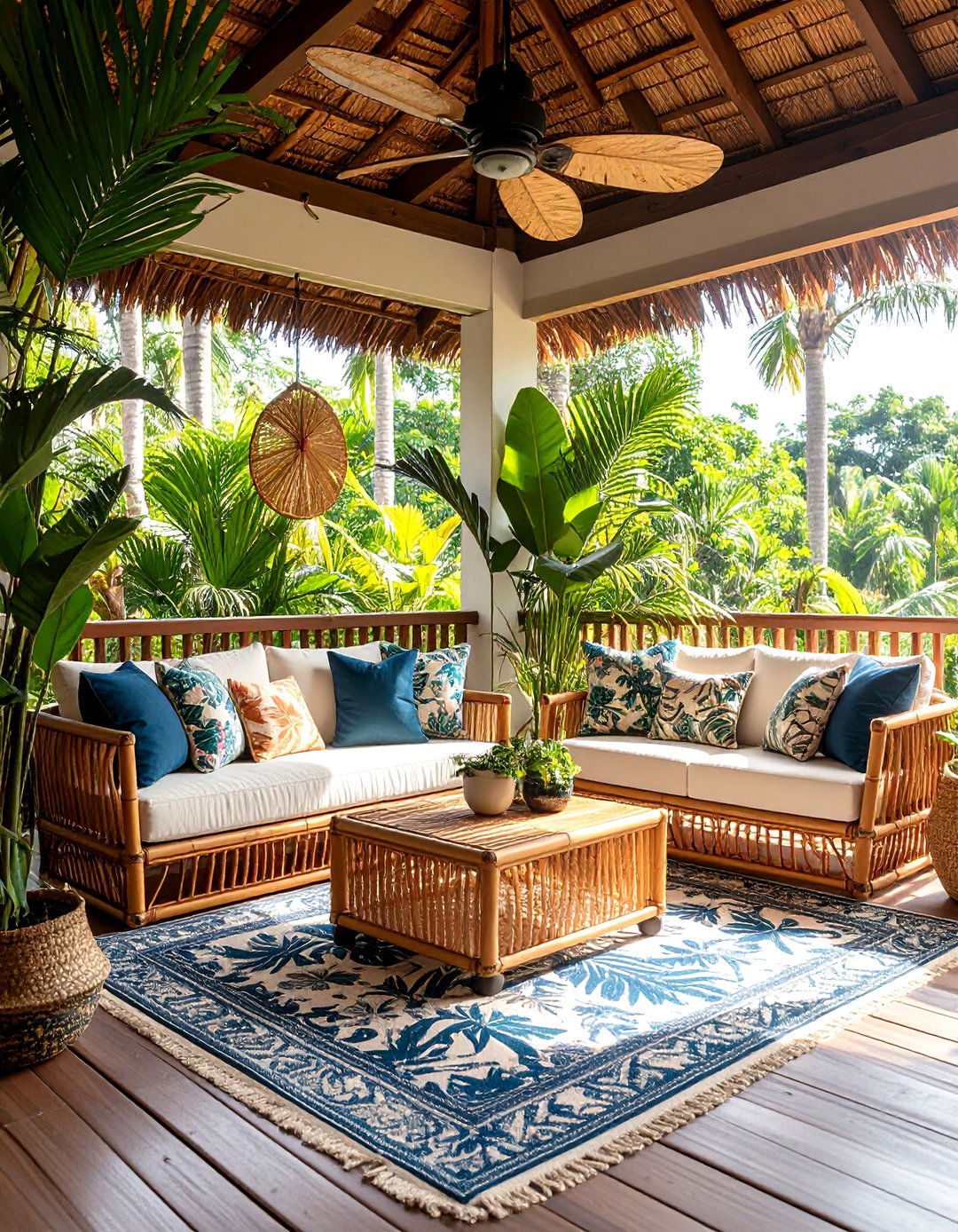 Tropical Paradise Escape - 30 3 season porch ideas