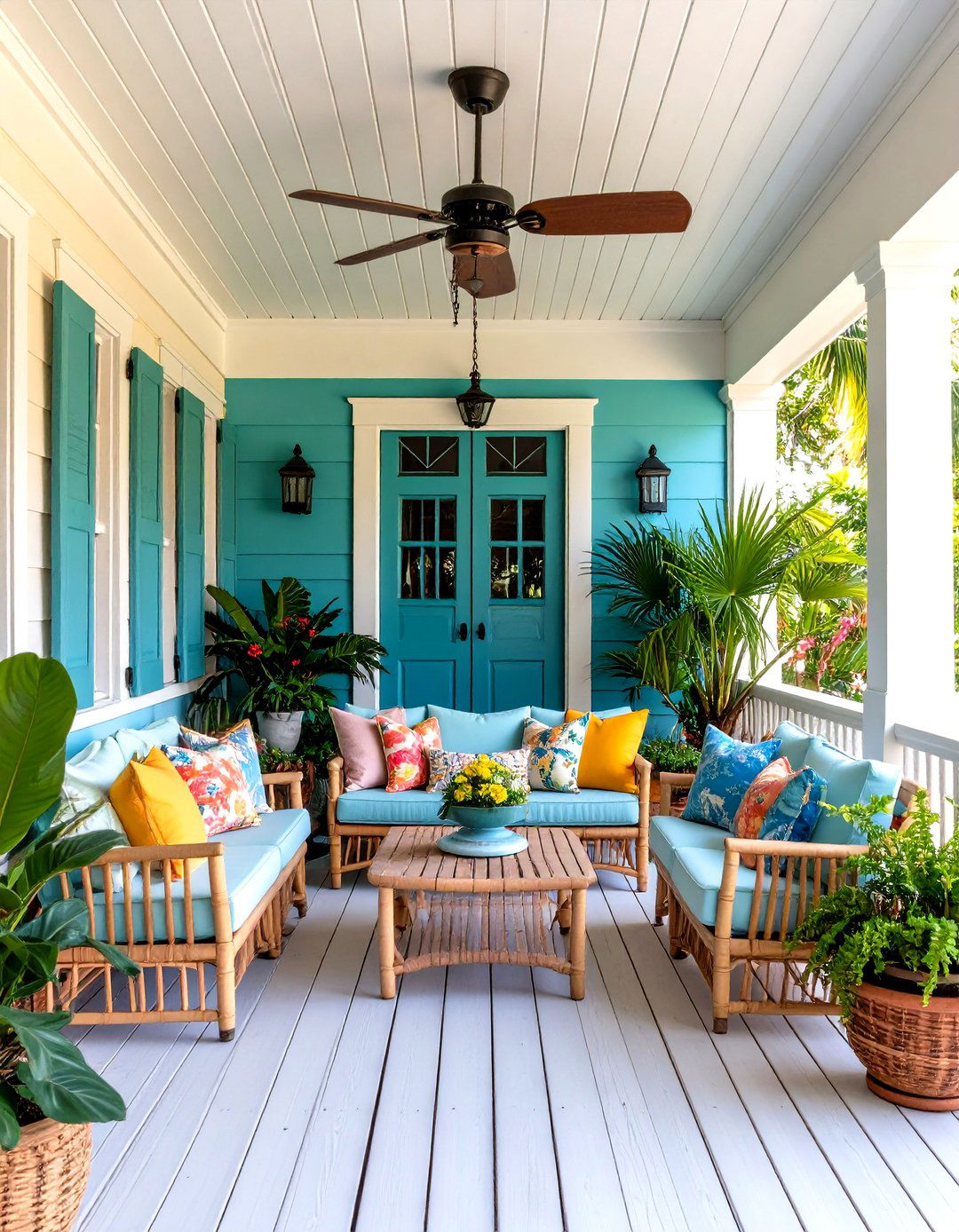 Tropical Paradise Front Porch - 30 front porch design ideas photos