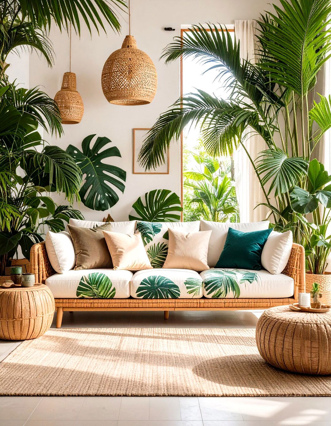 Tropical Paradise Living Room - 30 living room furniture design ideas