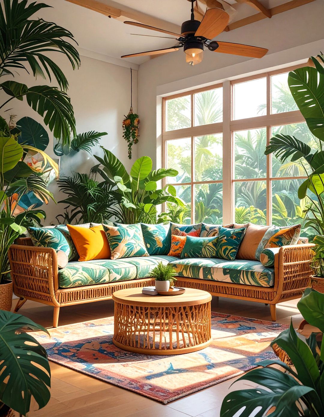Tropical Paradise Office Couch - 30 office couch ideas