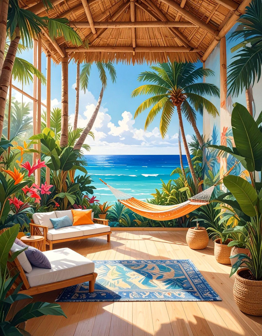 Tropical Paradise Recreation Room College - 30 colleges for interior design ideas