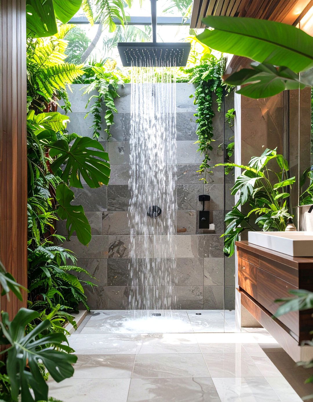 Tropical Rainforest Bathroom Oasis - 30 ideas for bathroom remodel