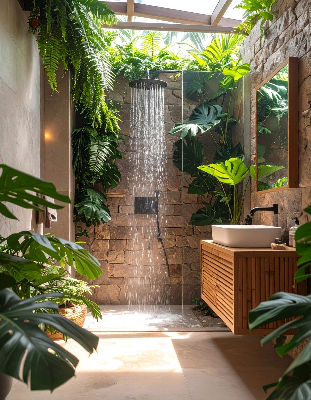 Tropical Rainforest Bathroom - 30 bathroom pictures ideas