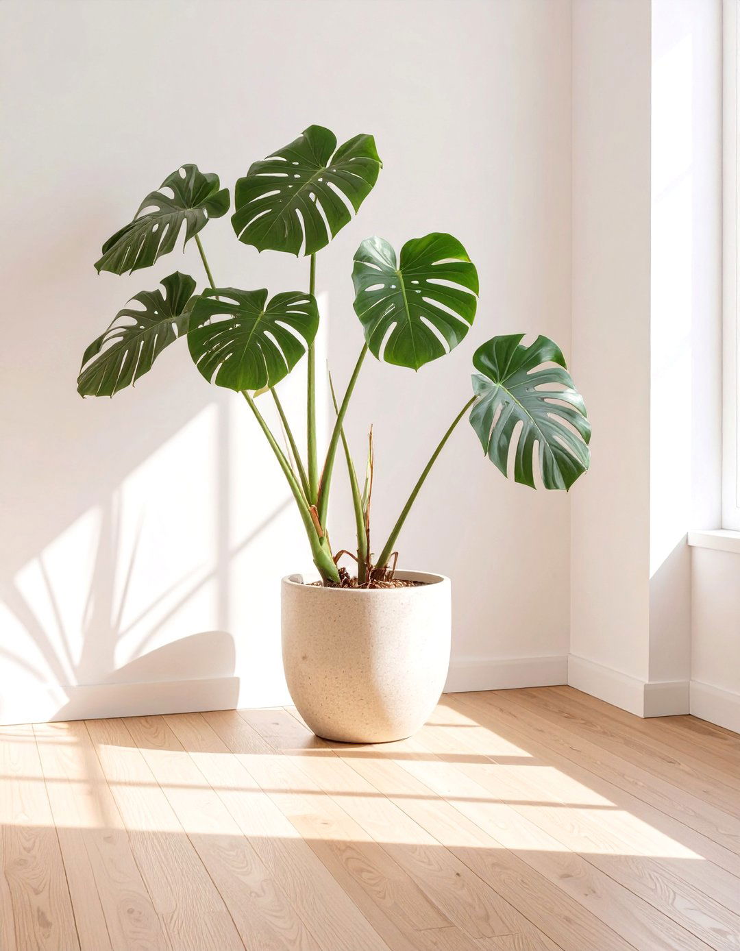 Tropical Style Using Large Scale Leafy Plants - 30 tropical interior design ideas