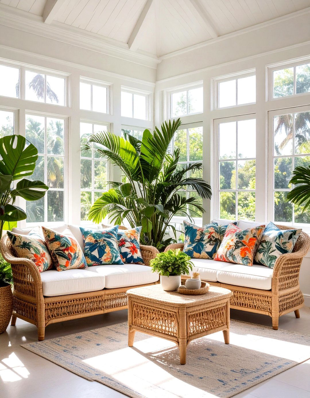 Tropical Sunroom Furniture Arrangement - 30 interior design software free ideas