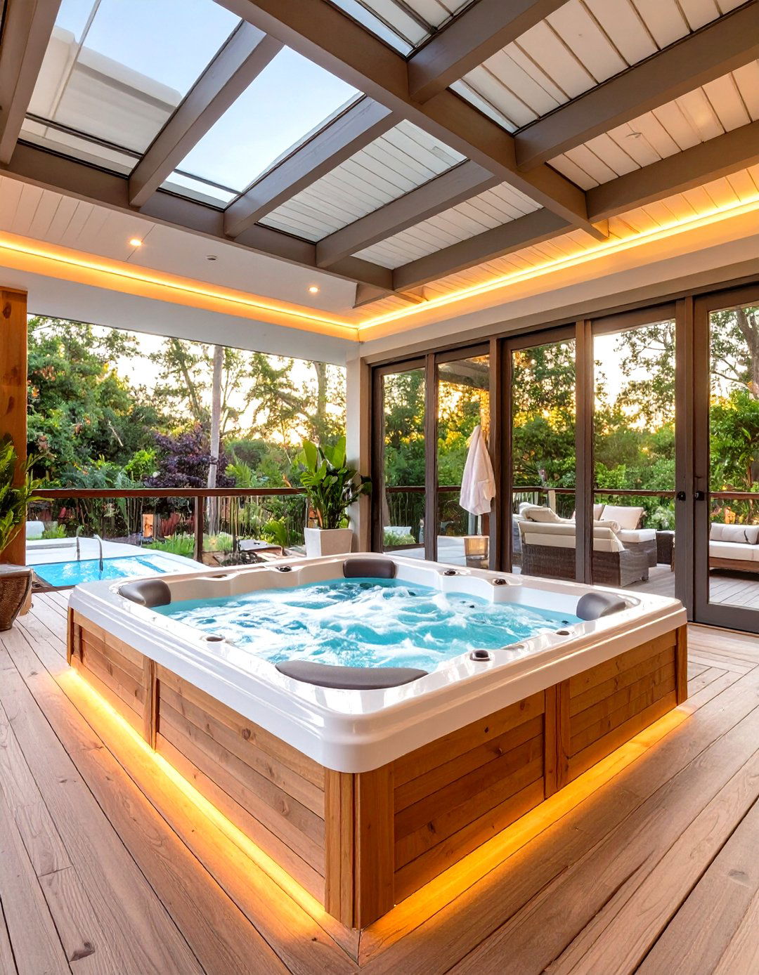 Tropical Themed Screen Porch Oasis - 30 screen porch ideas