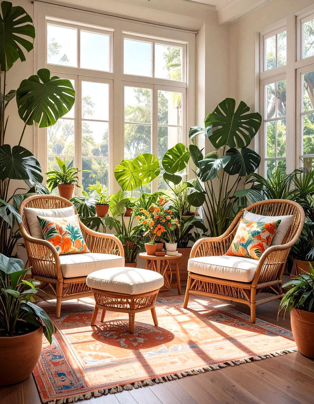 Tropical Themed Sunroom - 30 home design furniture ideas