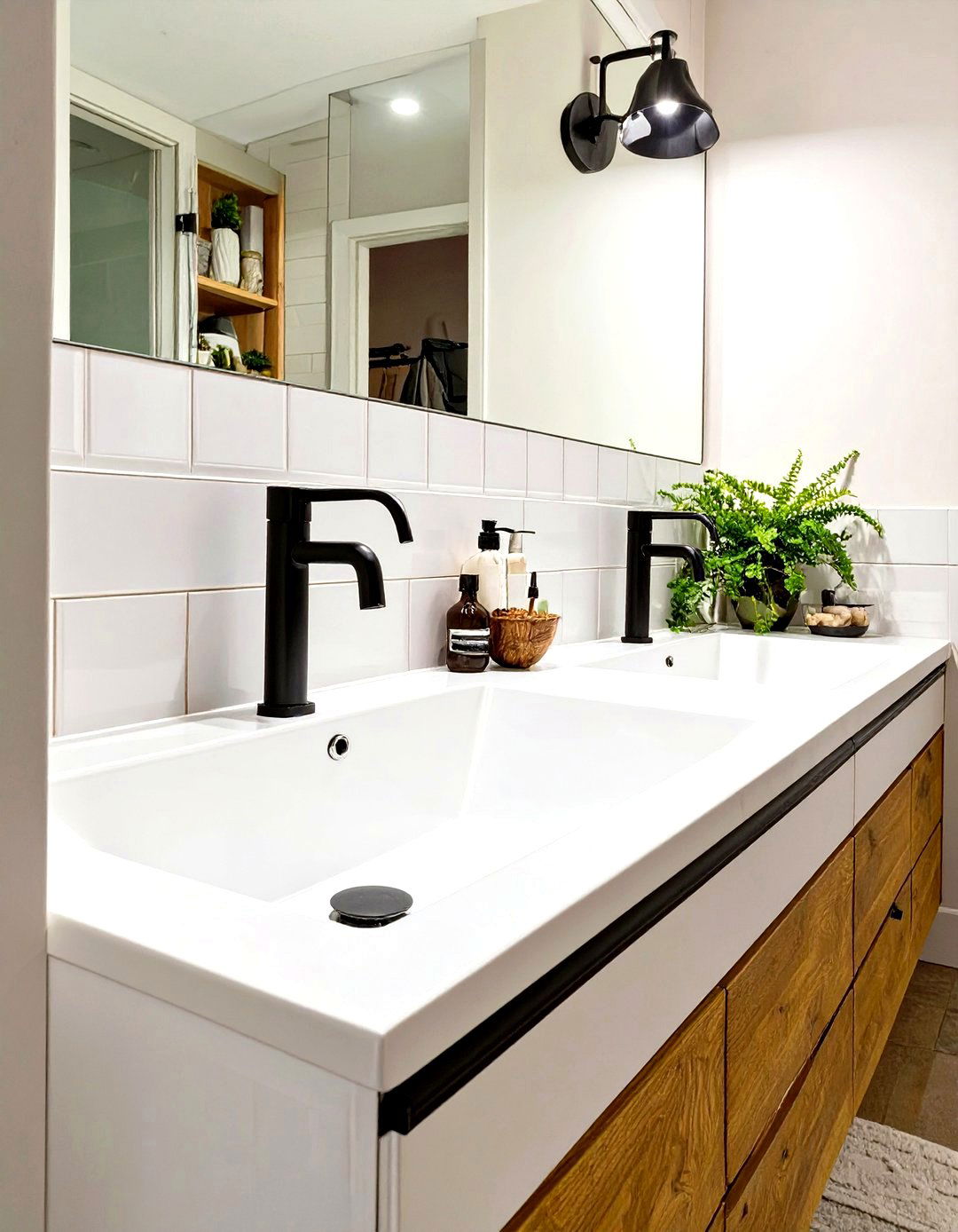 Trough Sink Design - 30 small bathroom decor ideas