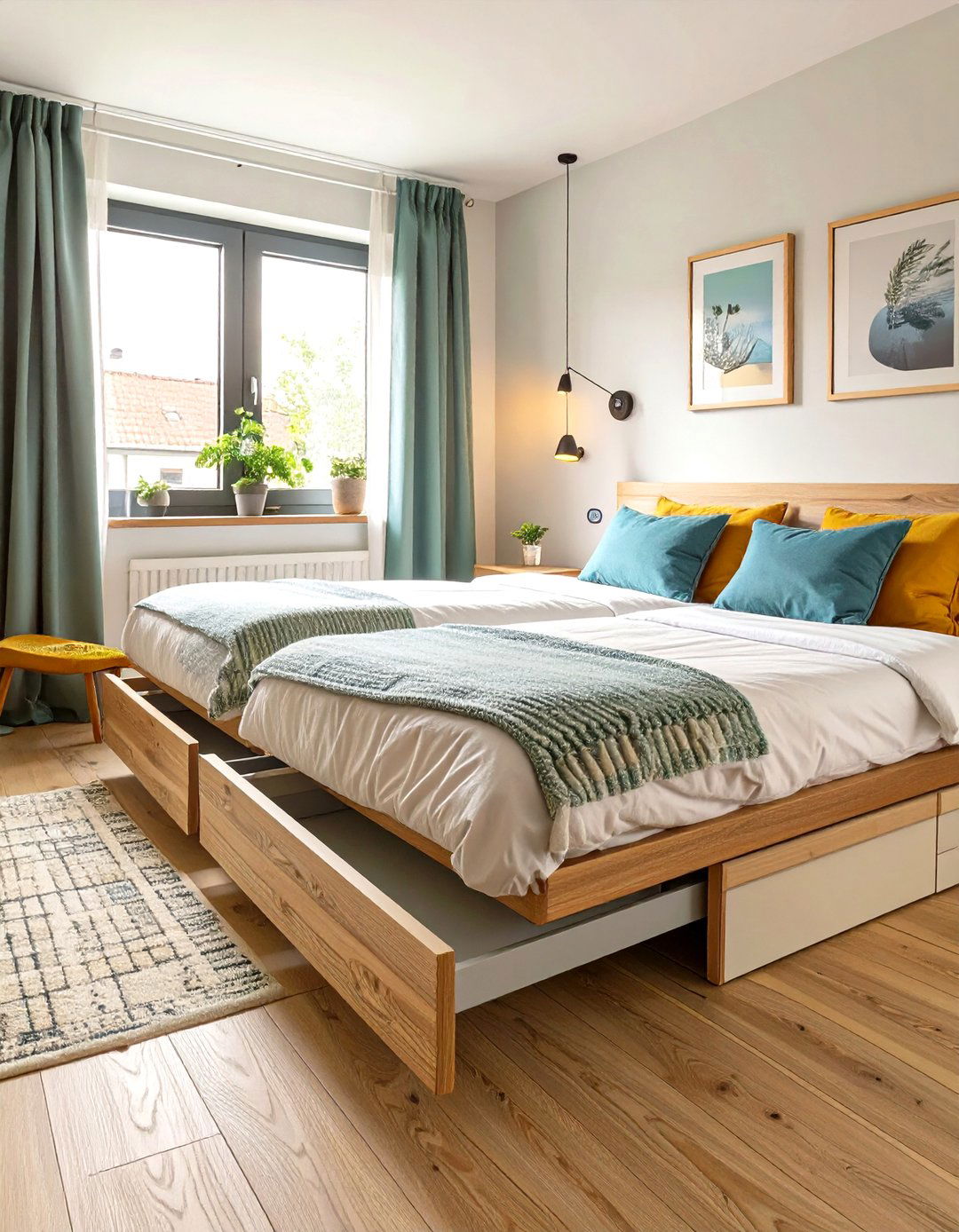 Trundle Bed for Guest Flexibility - 30 twin bedroom ideas for small rooms