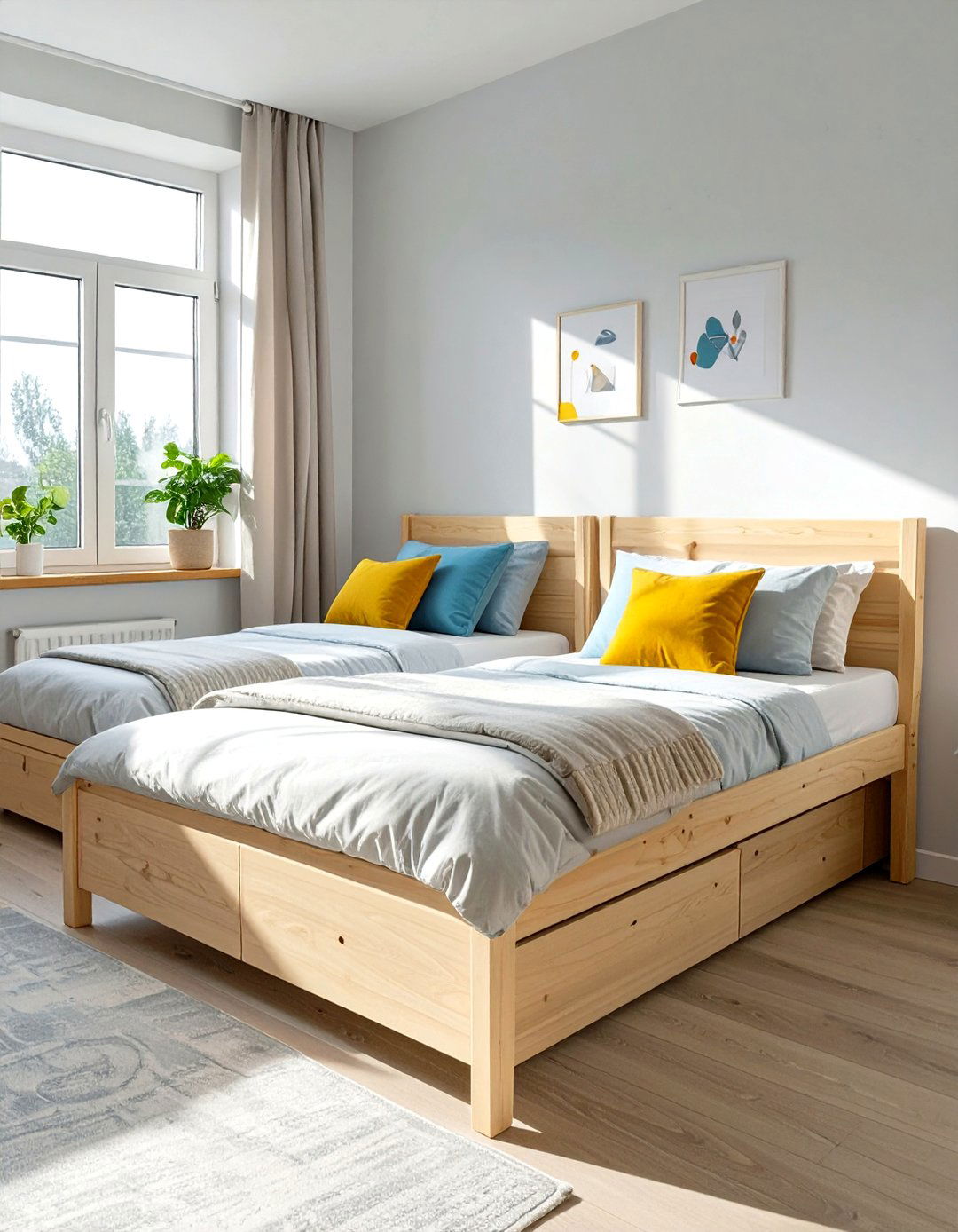 Trundle Beds for Flexible Sleeping Arrangements - 30 shared bedroom ideas for small rooms