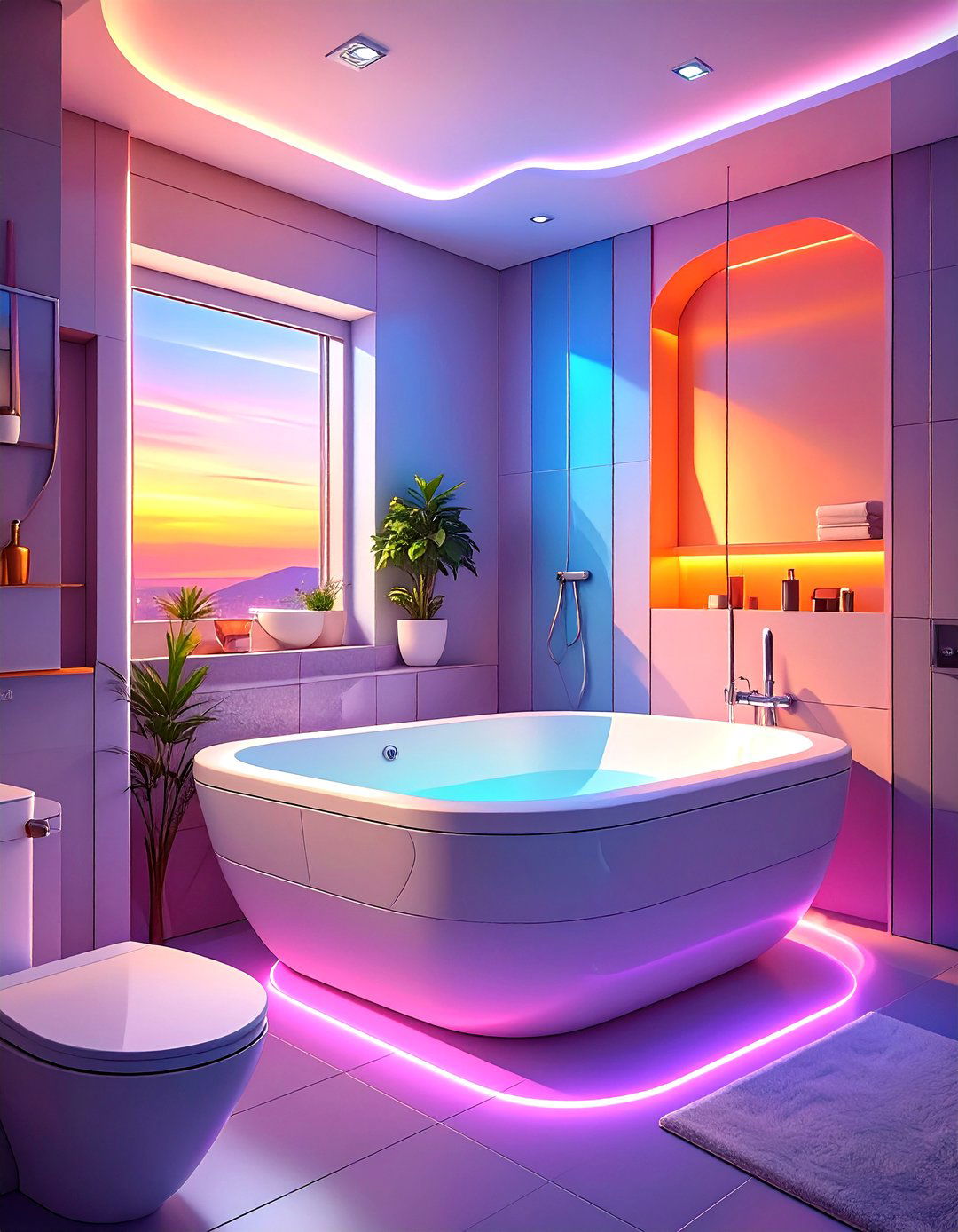 Tub and Toilet Combination Unit - 30 small bathroom ideas with tub