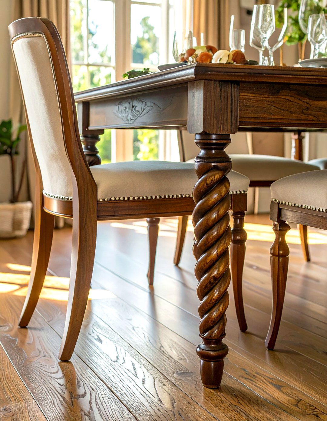 Turned Wood Furniture Legs - 30 traditional interior design ideas