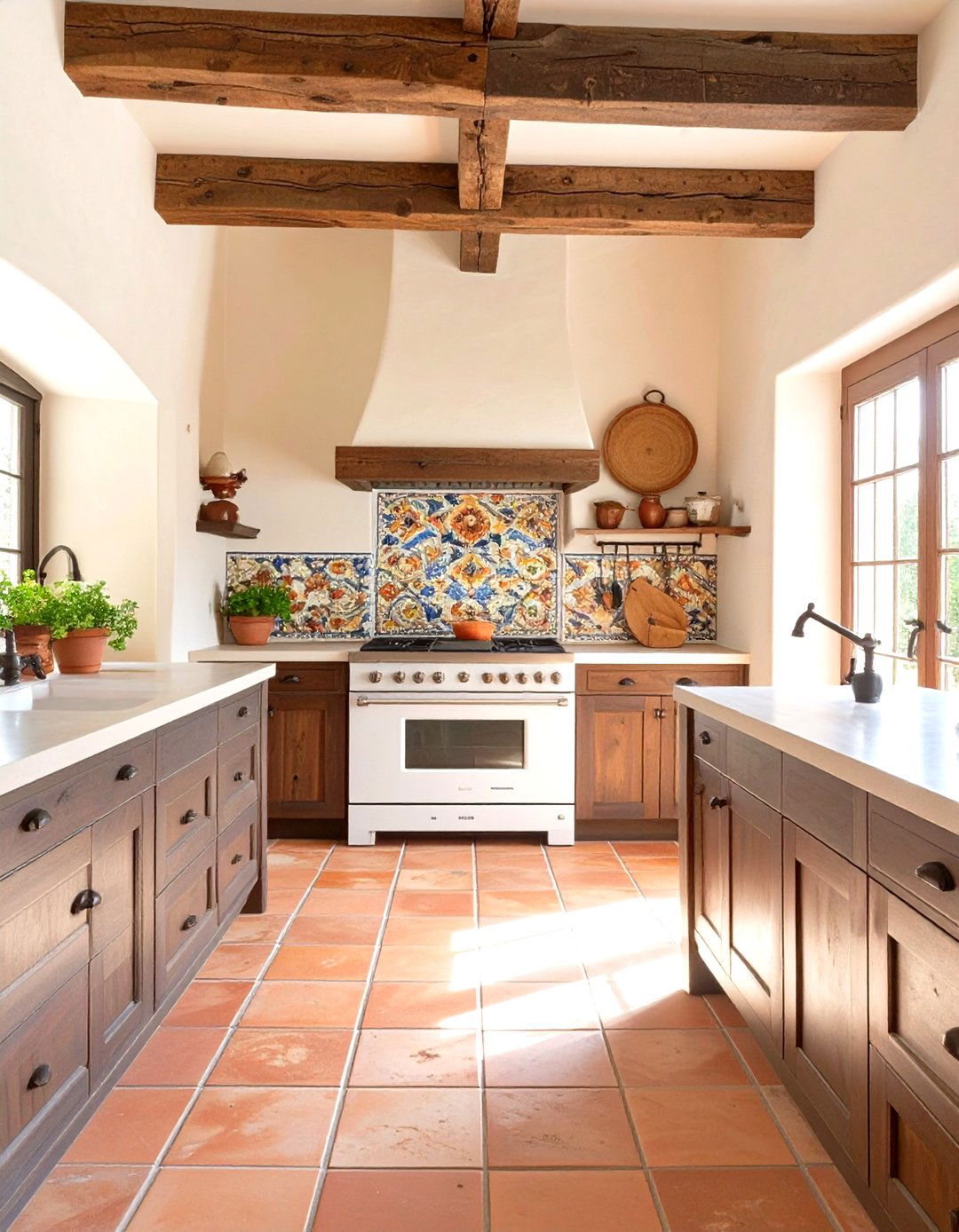 Tuscan Inspired Country Kitchen - 30 country kitchen designs