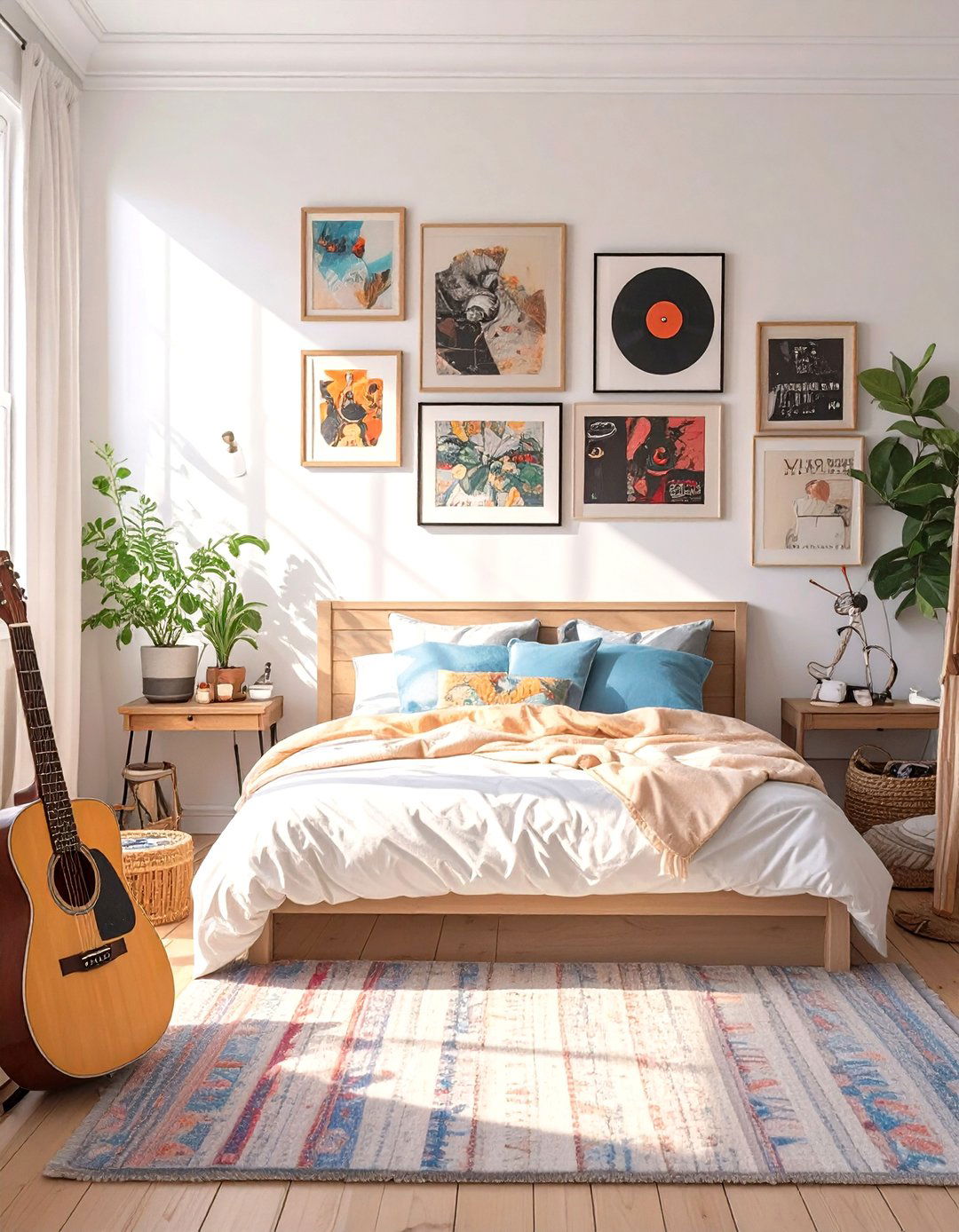 Tween Bedroom Inspired by Music and Bands - 30 tween bedroom ideas