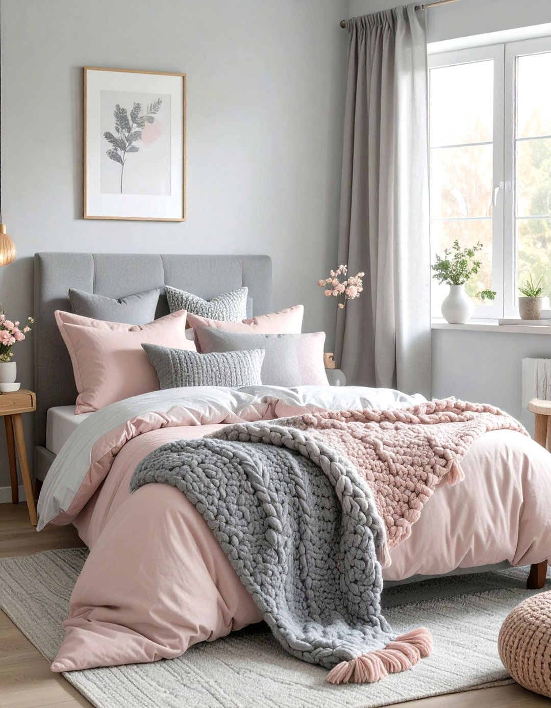 Tween Bedroom with Layered Bedding and Textiles - 30 tween bedroom ideas