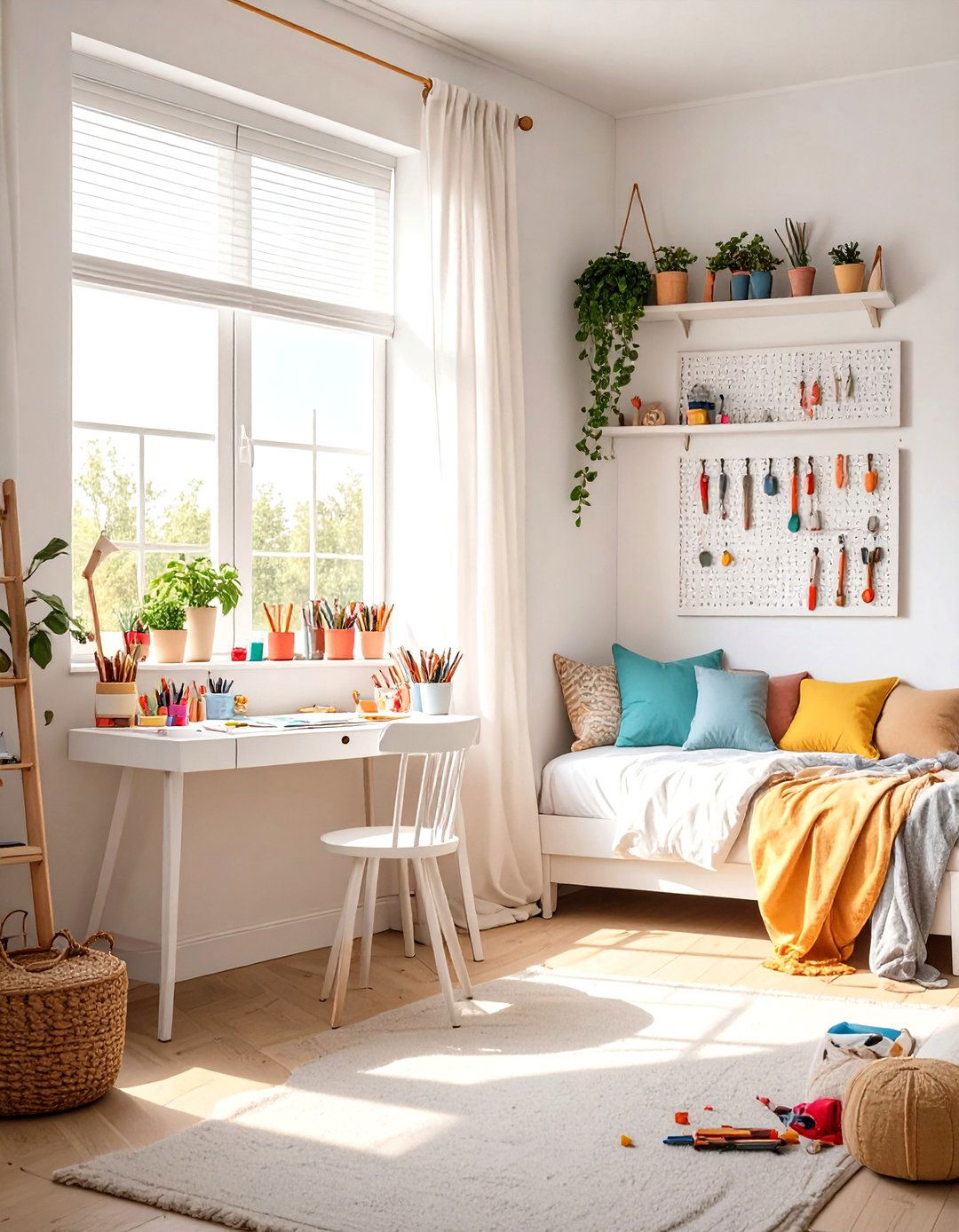 Tween Bedroom with a Dedicated Art and Craft Corner - 30 tween bedroom ideas
