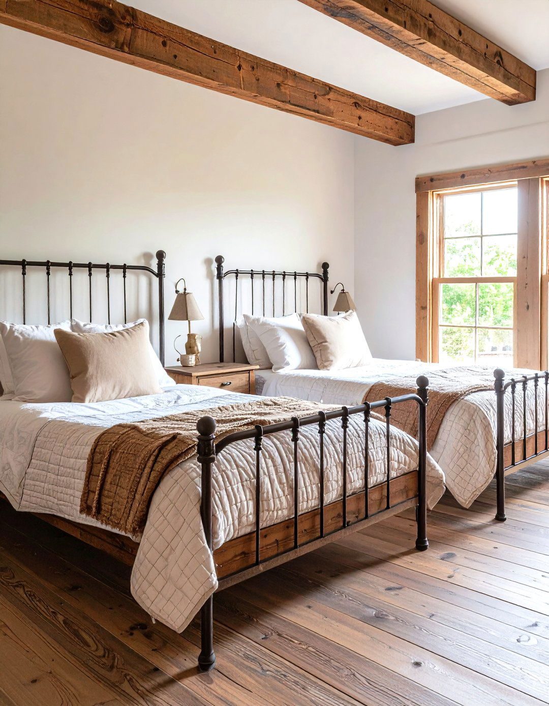 Twin Bed Farmhouse Bedroom - 30 farmhouse bedroom decor ideas