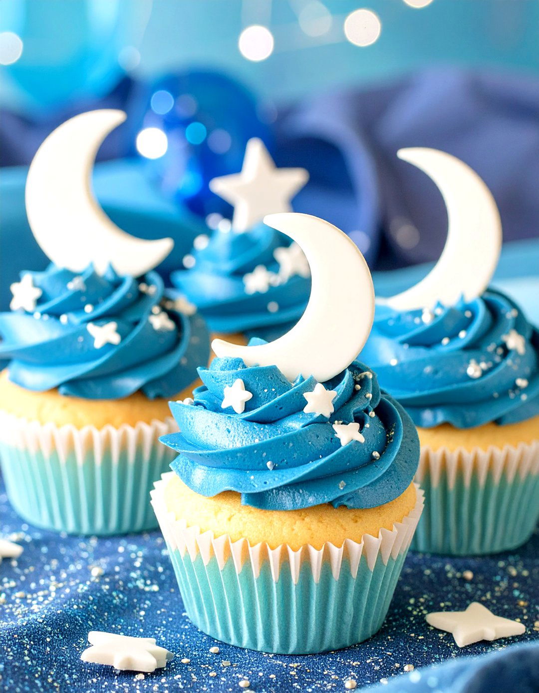 Twinkle Twinkle Little Star Cupcakes - 30 baby shower cupcake ideas