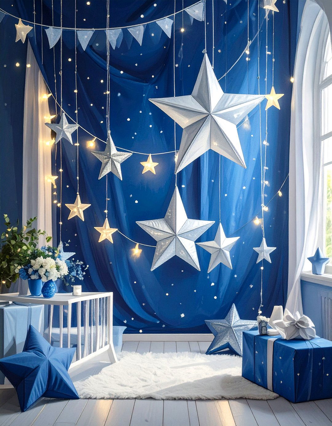 Twinkle Twinkle Little Star Theme - 30 simple boy baby shower ideas