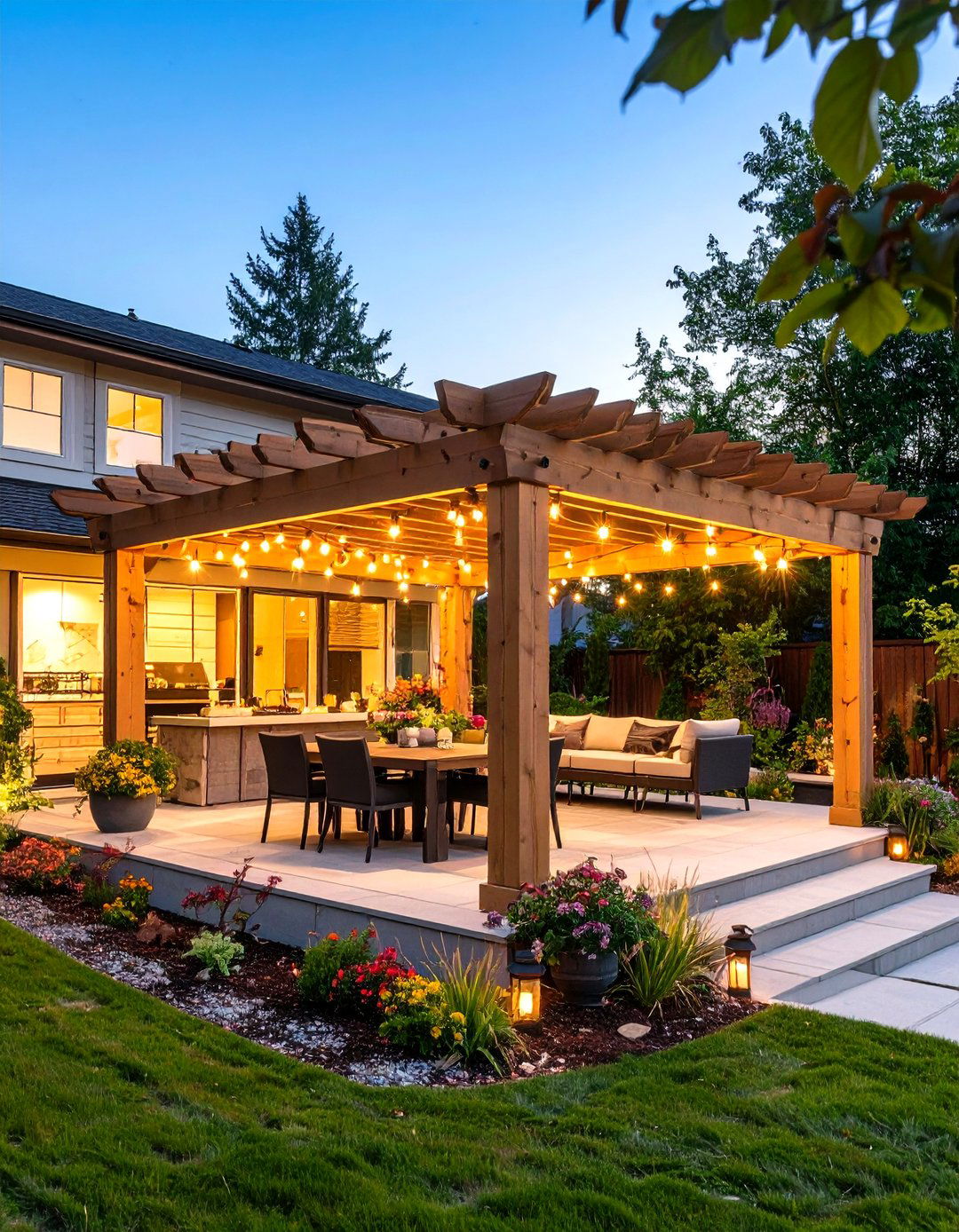 Two Level Pergola Design - 30 pergola backyard patio ideas